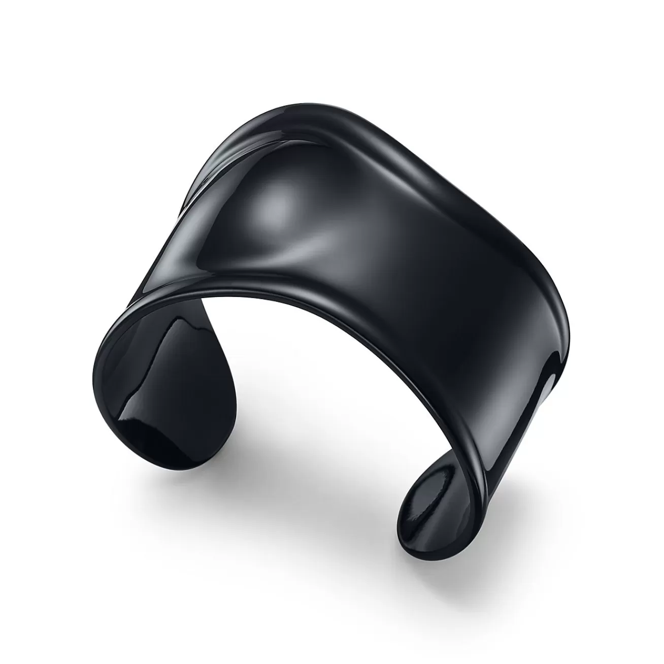 Tiffany & Co. Elsa Peretti® small Bone cuff in black finish over copper, 43 mm wide. | ^ Bracelets | Gifts for Her