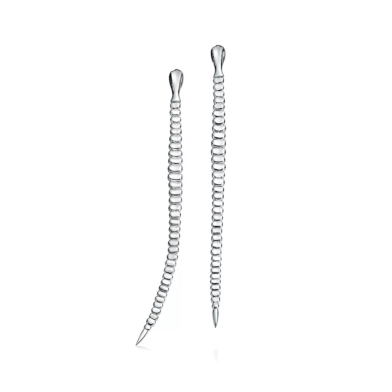 Tiffany & Co. Elsa Peretti® Snake earrings in sterling silver, large. | ^ Earrings | Sterling Silver Jewelry