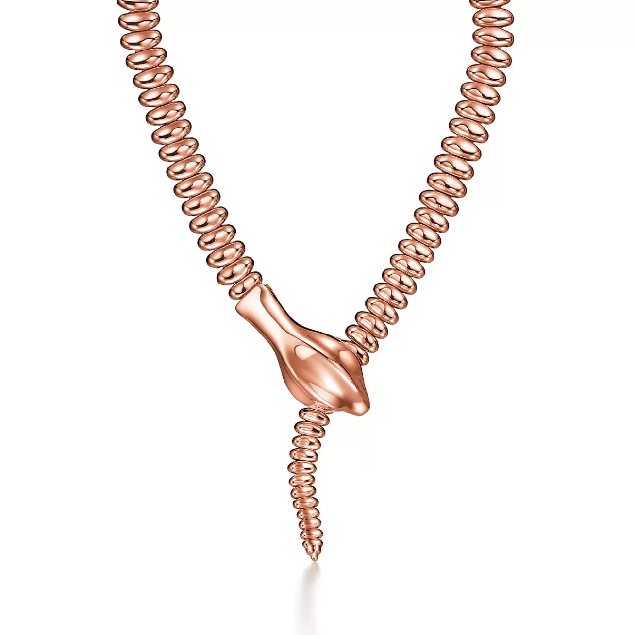 Tiffany & Co. Elsa Peretti® Snake Necklace in Rose Gold | ^ Necklaces & Pendants | Rose Gold Jewelry