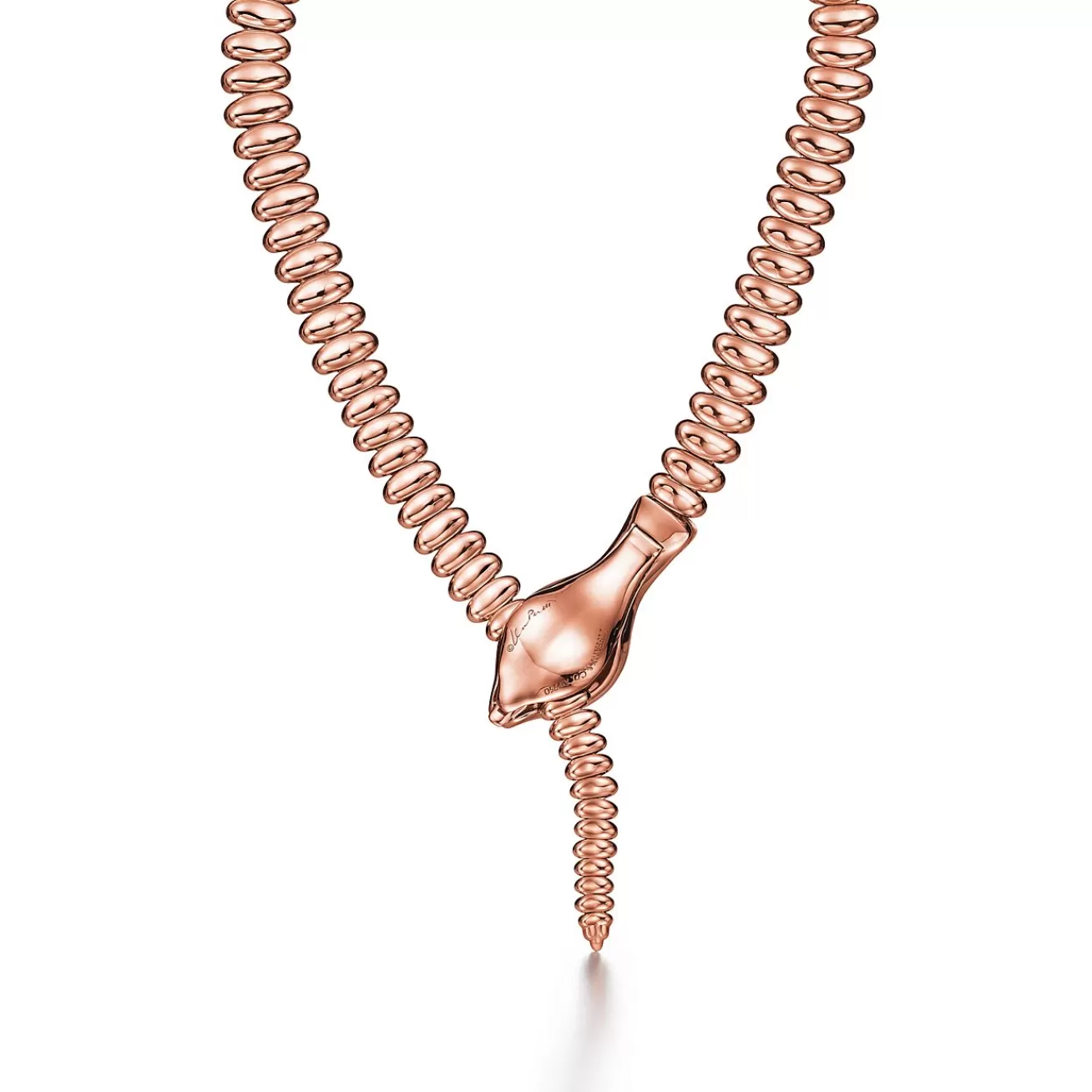 Tiffany & Co. Elsa Peretti® Snake Necklace in Rose Gold | ^ Necklaces & Pendants | Rose Gold Jewelry