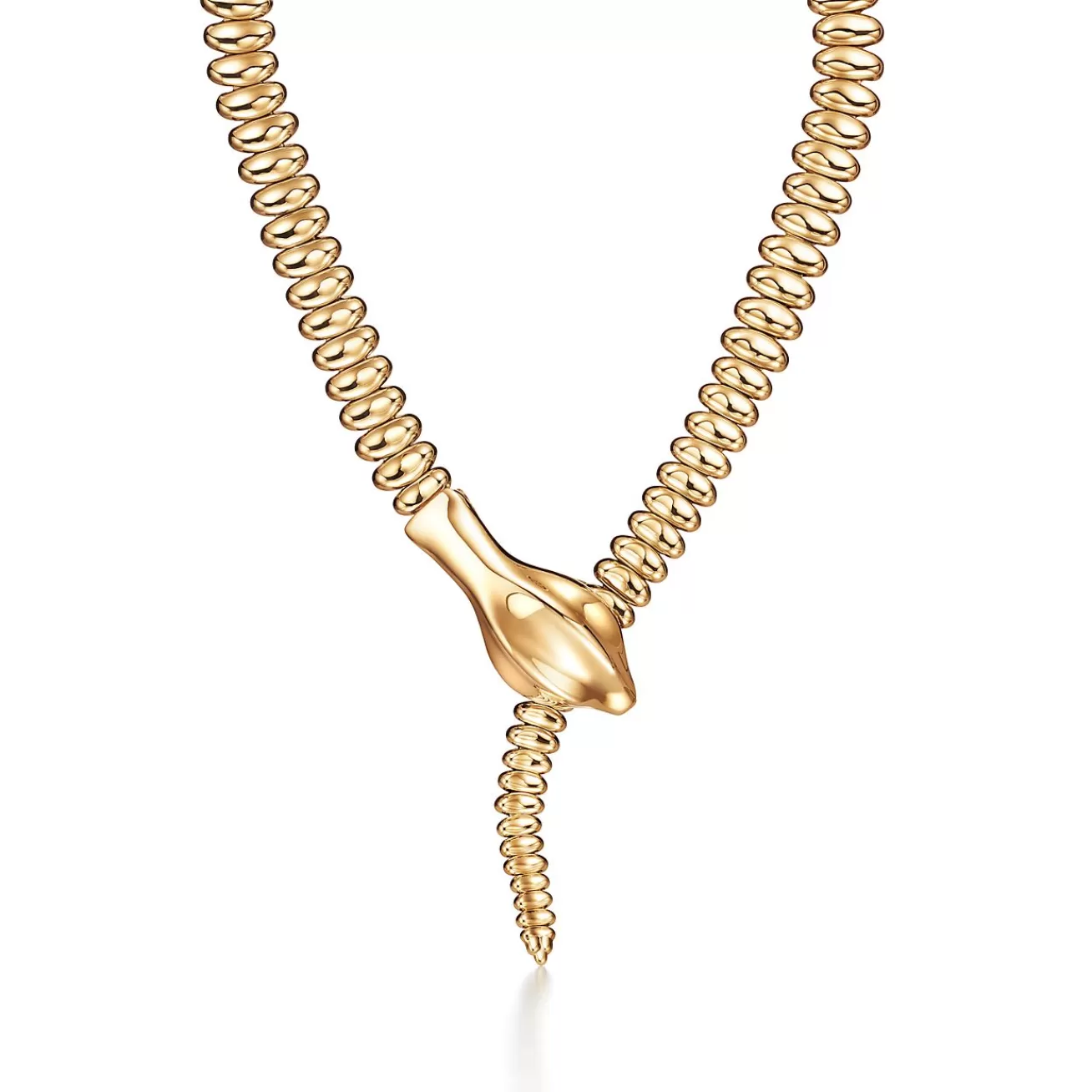 Tiffany & Co. Elsa Peretti® Snake Necklace in Yellow Gold | ^ Necklaces & Pendants | Gold Jewelry