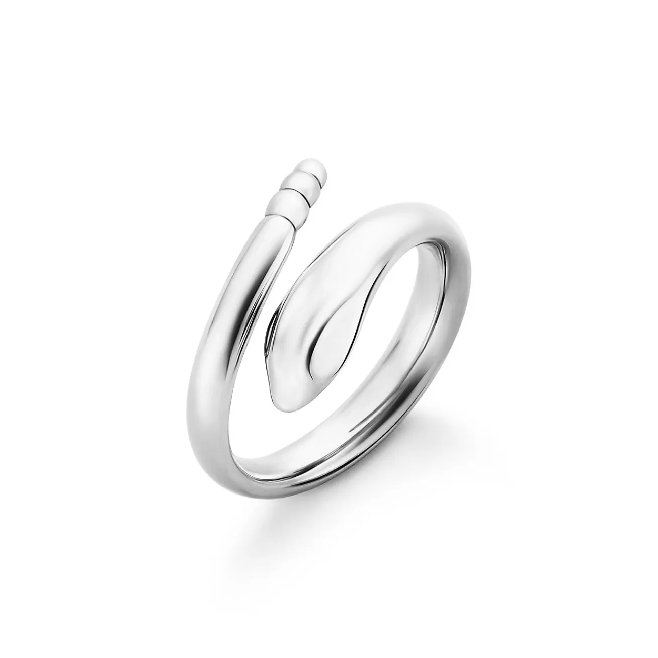 Tiffany & Co. Elsa Peretti® Snake ring in sterling silver. | ^ Rings | Bold Silver Jewelry