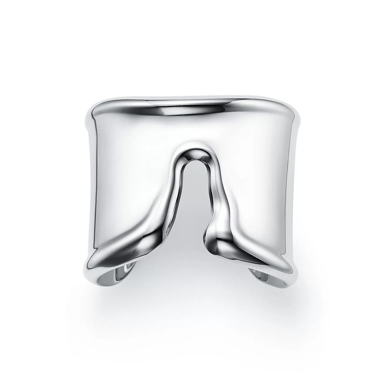 Tiffany & Co. Elsa Peretti® Split cuff in sterling silver, medium. | ^ Bracelets | Bold Silver Jewelry