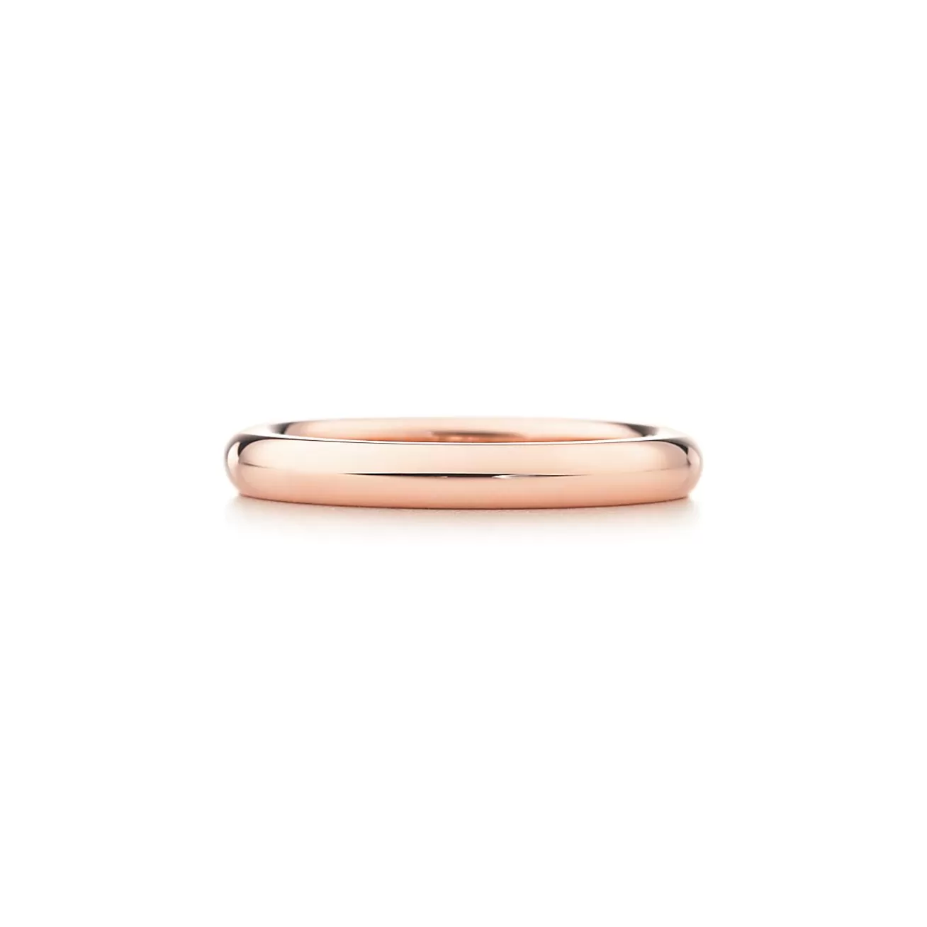 Tiffany & Co. Elsa Peretti® stacking band ring in 18k rose gold. | ^Women Rings | Rose Gold Jewelry