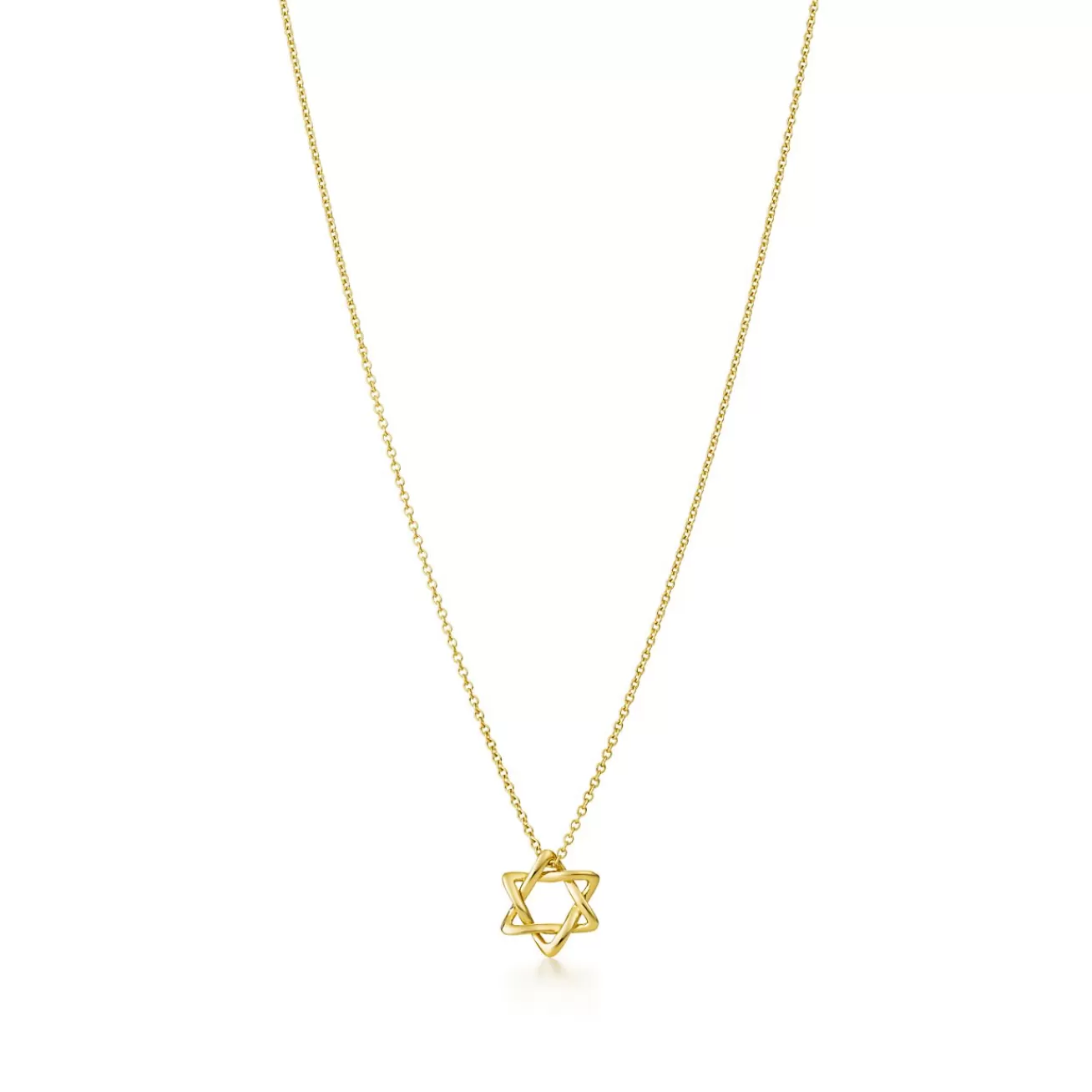 Tiffany & Co. Elsa Peretti® Star of David pendant in 18k gold, 12 mm wide. | ^ Necklaces & Pendants | Gold Jewelry
