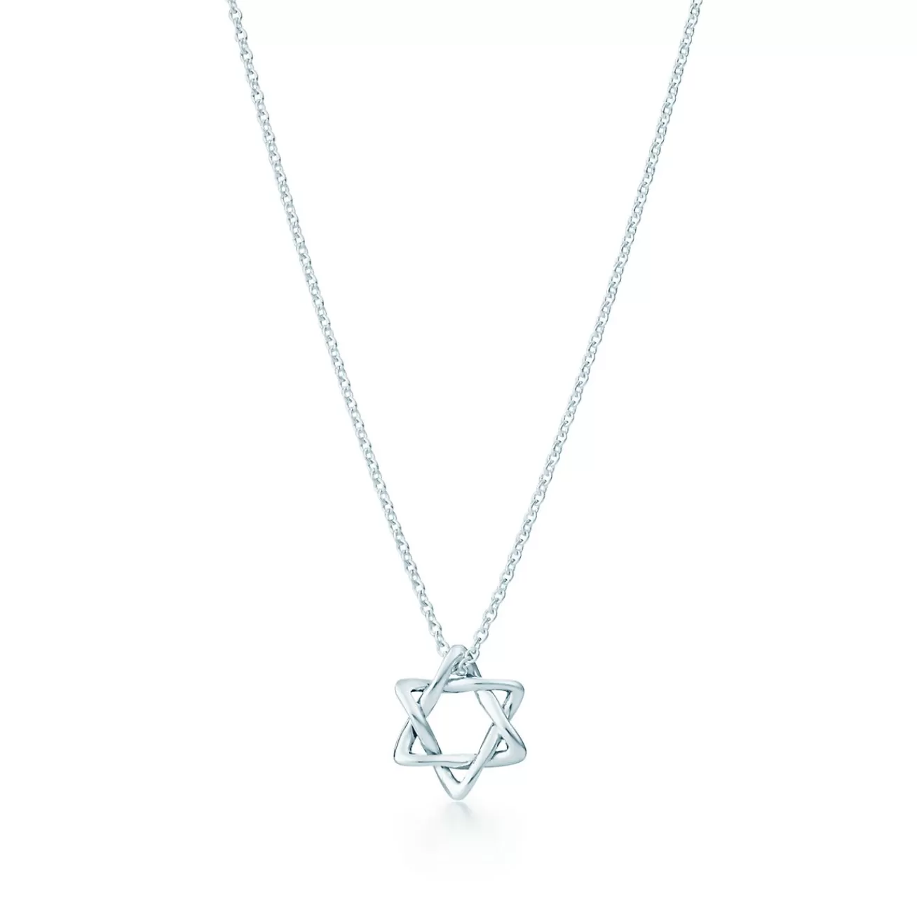 Tiffany & Co. Elsa Peretti® Star of David pendant in sterling silver, 12 mm wide. | ^ Necklaces & Pendants | Sterling Silver Jewelry