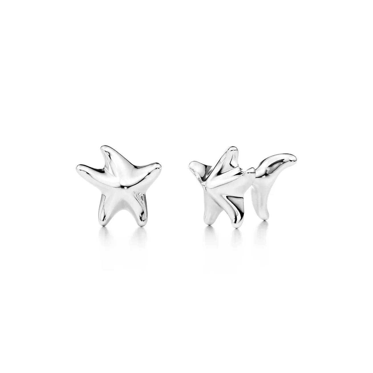 Tiffany & Co. Elsa Peretti® Starfish cuff links in sterling silver. | ^ Elsa Peretti®