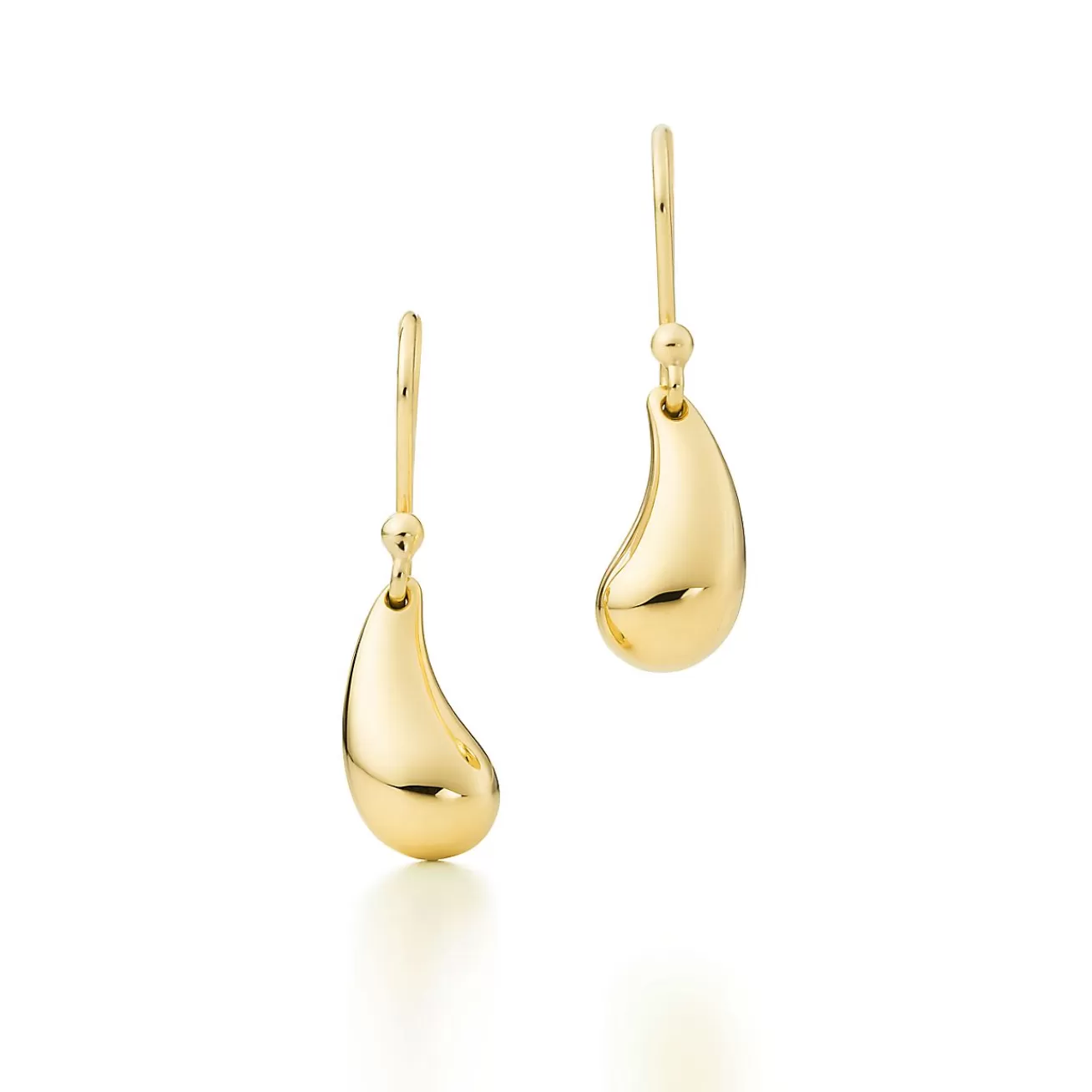Tiffany & Co. Elsa Peretti® Teardrop earrings in 18k gold. | ^ Earrings | Gold Jewelry