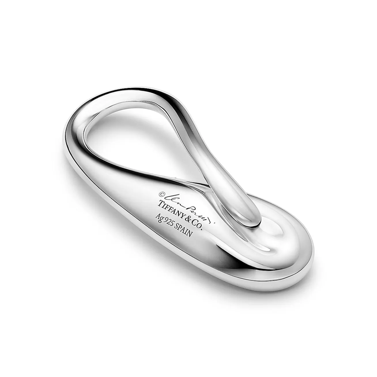Tiffany & Co. Elsa Peretti® Teardrop Key Ring in Sterling Silver | ^Women Key Rings | Women's Accessories