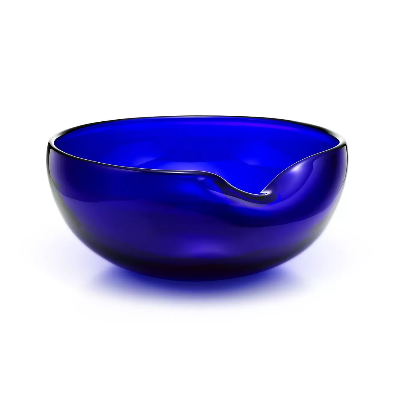 Tiffany & Co. Elsa Peretti® Thumbprint bowl in cobalt glass. More sizes available. | ^ The Home | Housewarming Gifts