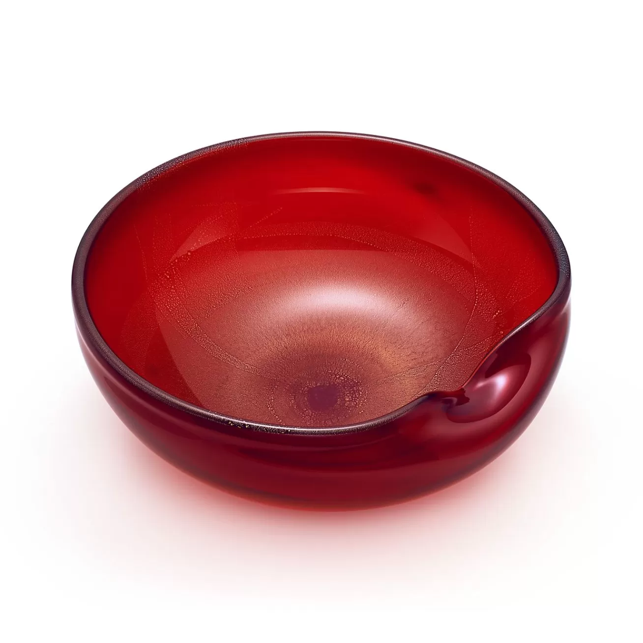 Tiffany & Co. Elsa Peretti® Thumbprint bowl in red Venetian glass. More sizes available. | ^ The Home | Housewarming Gifts