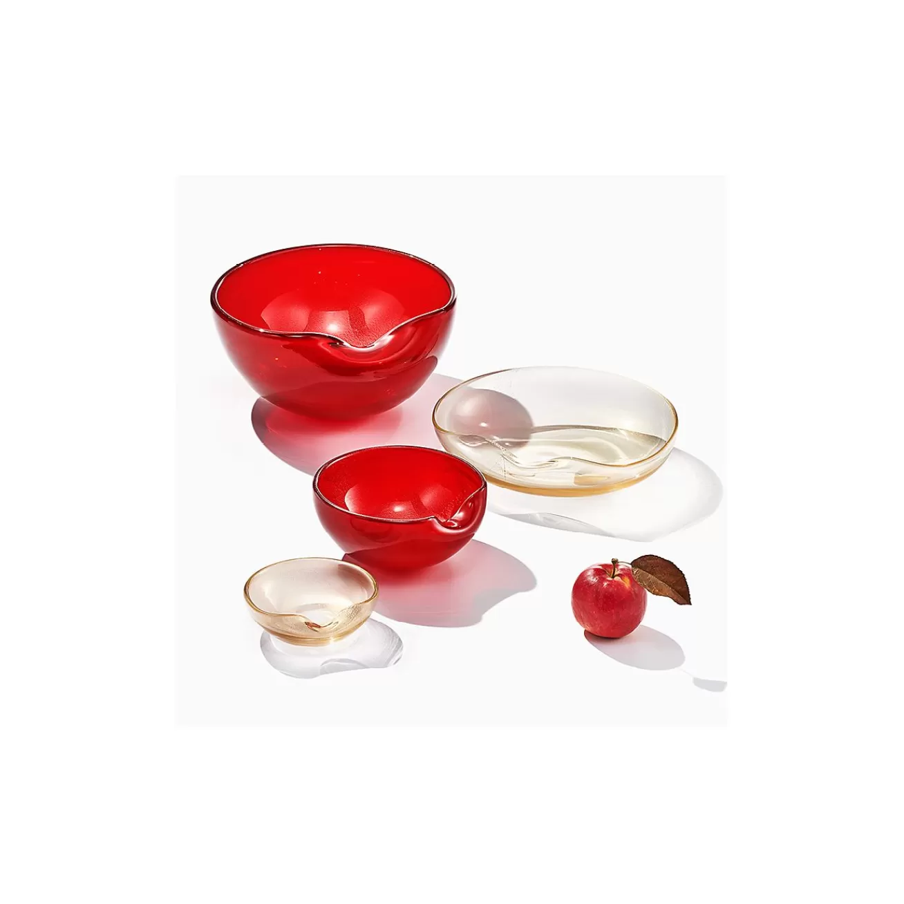 Tiffany & Co. Elsa Peretti® Thumbprint bowl in red Venetian glass. More sizes available. | ^ The Home | Housewarming Gifts
