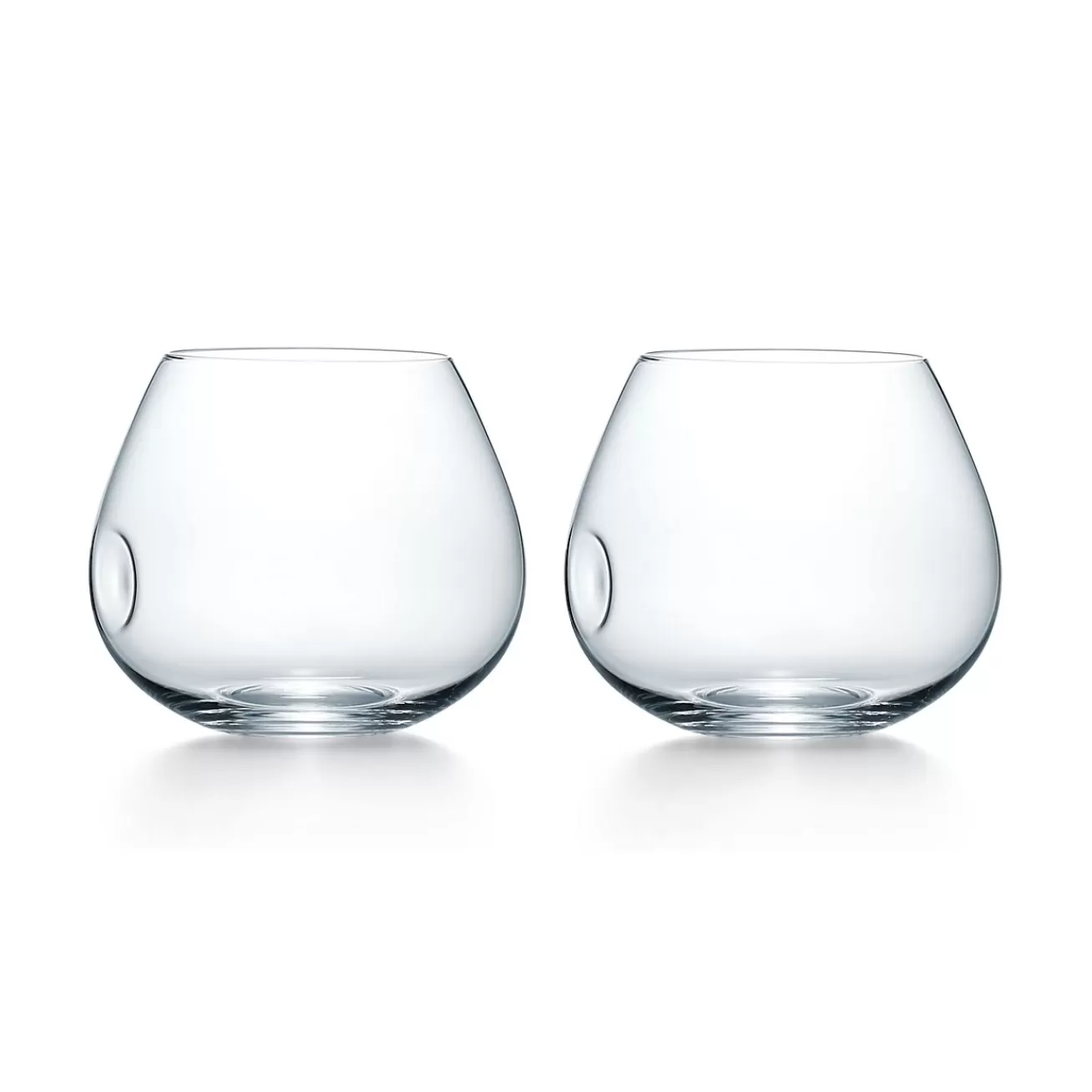 Tiffany & Co. Elsa Peretti® Thumbprint brandy snifters in lead crystal, set of two. | ^ Him | Gifts for Him