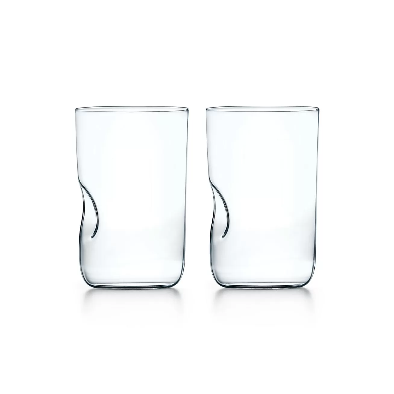 Tiffany & Co. Elsa Peretti® Thumbprint glasses in lead crystal, set of two. | ^ Business Gifts | Glassware & Barware