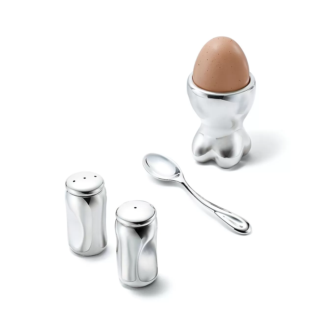 Tiffany & Co. Elsa Peretti® Thumbprint salt and pepper shakers. Silver. | ^ Tableware | Elsa Peretti Home