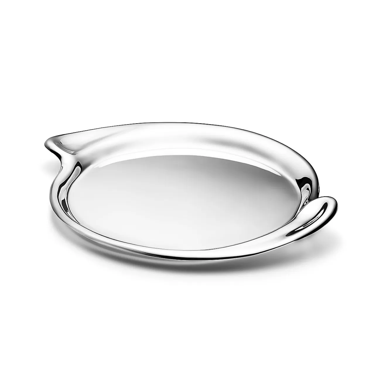 Tiffany & Co. Elsa Peretti® Thumbprint service plate in sterling silver. | ^ Tableware | Elsa Peretti Home