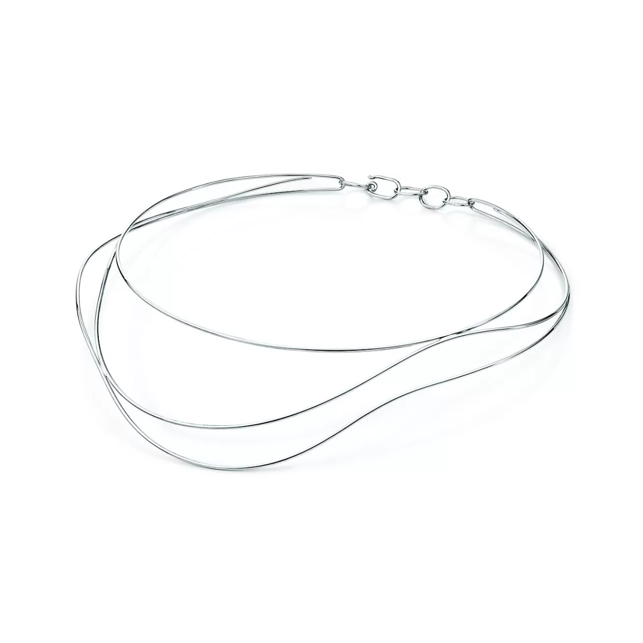 Tiffany & Co. Elsa Peretti® Wave necklace in sterling silver. | ^ Necklaces & Pendants | Bold Silver Jewelry