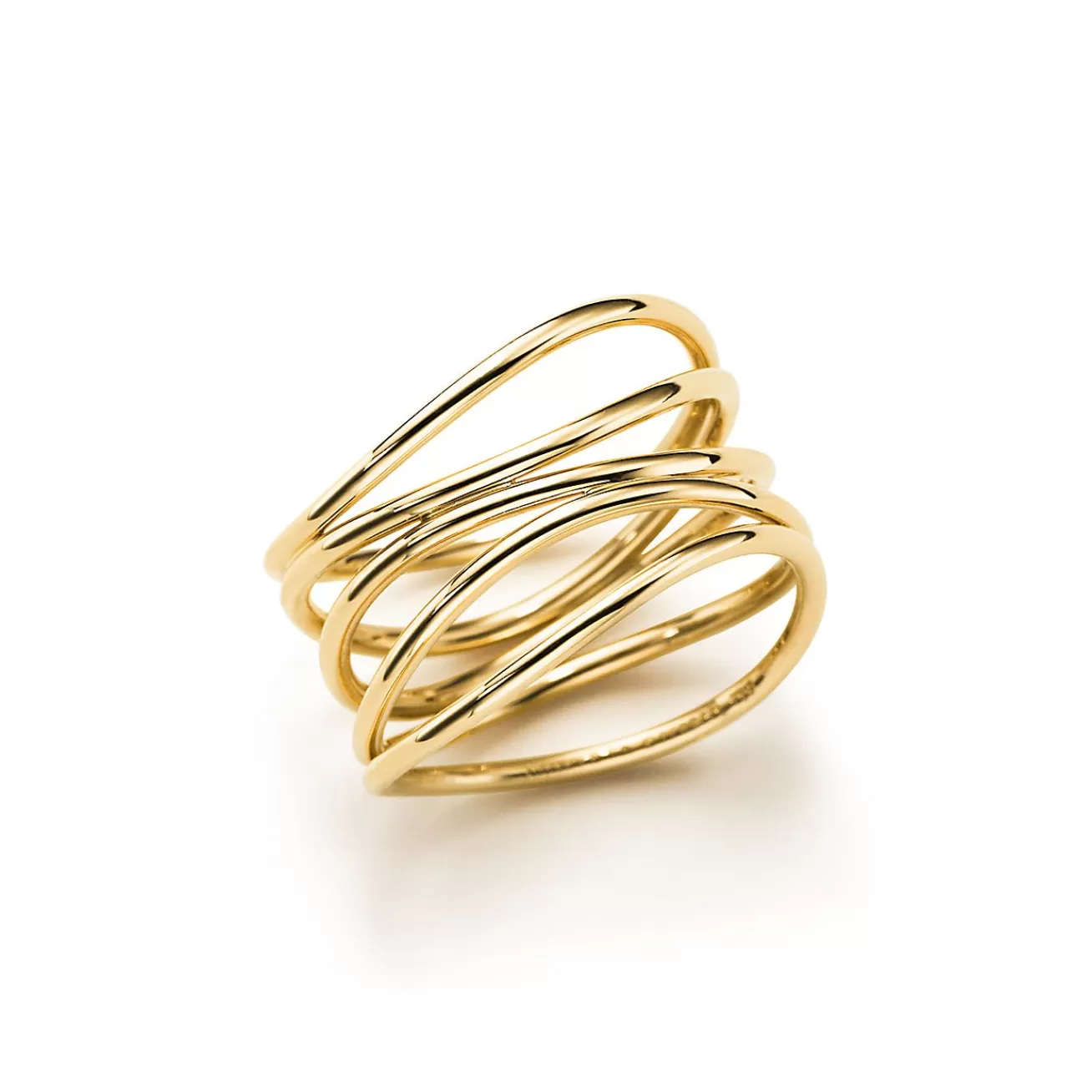 Tiffany & Co. Elsa Peretti® Wave ring in 18k gold. | ^ Rings | Gold Jewelry