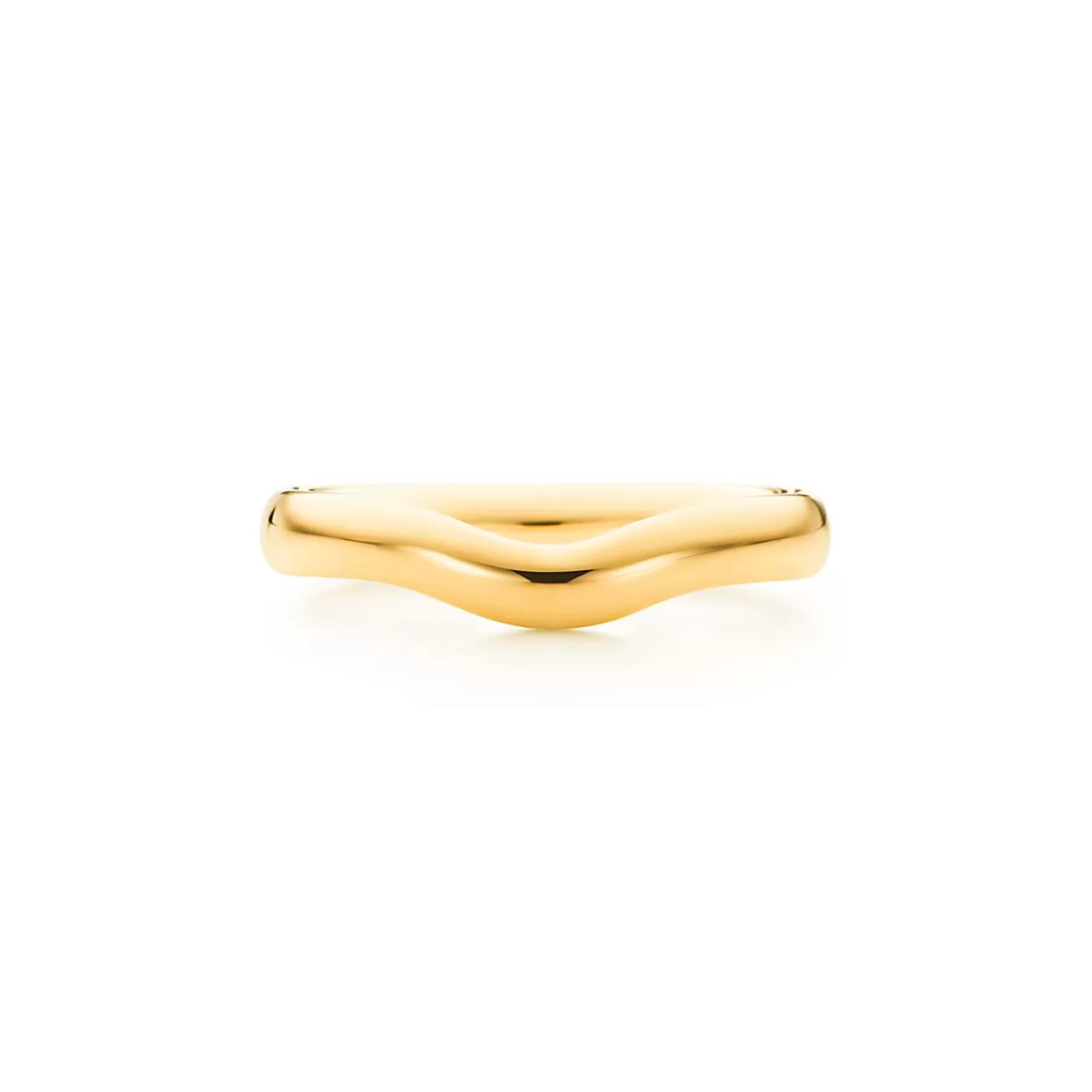 Tiffany & Co. Elsa Peretti® wedding band ring in 18k gold, 3 mm wide. | ^ Rings | Gold Jewelry