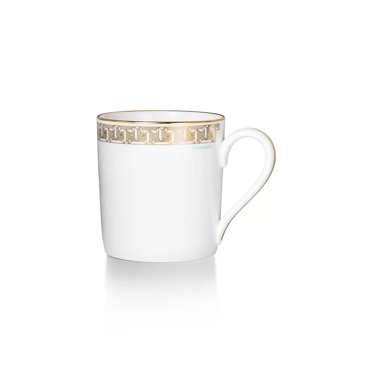 Tiffany & Co. Gold Tiffany T True Mug with a Hand-painted Gold Rim | ^ The Home | Housewarming Gifts