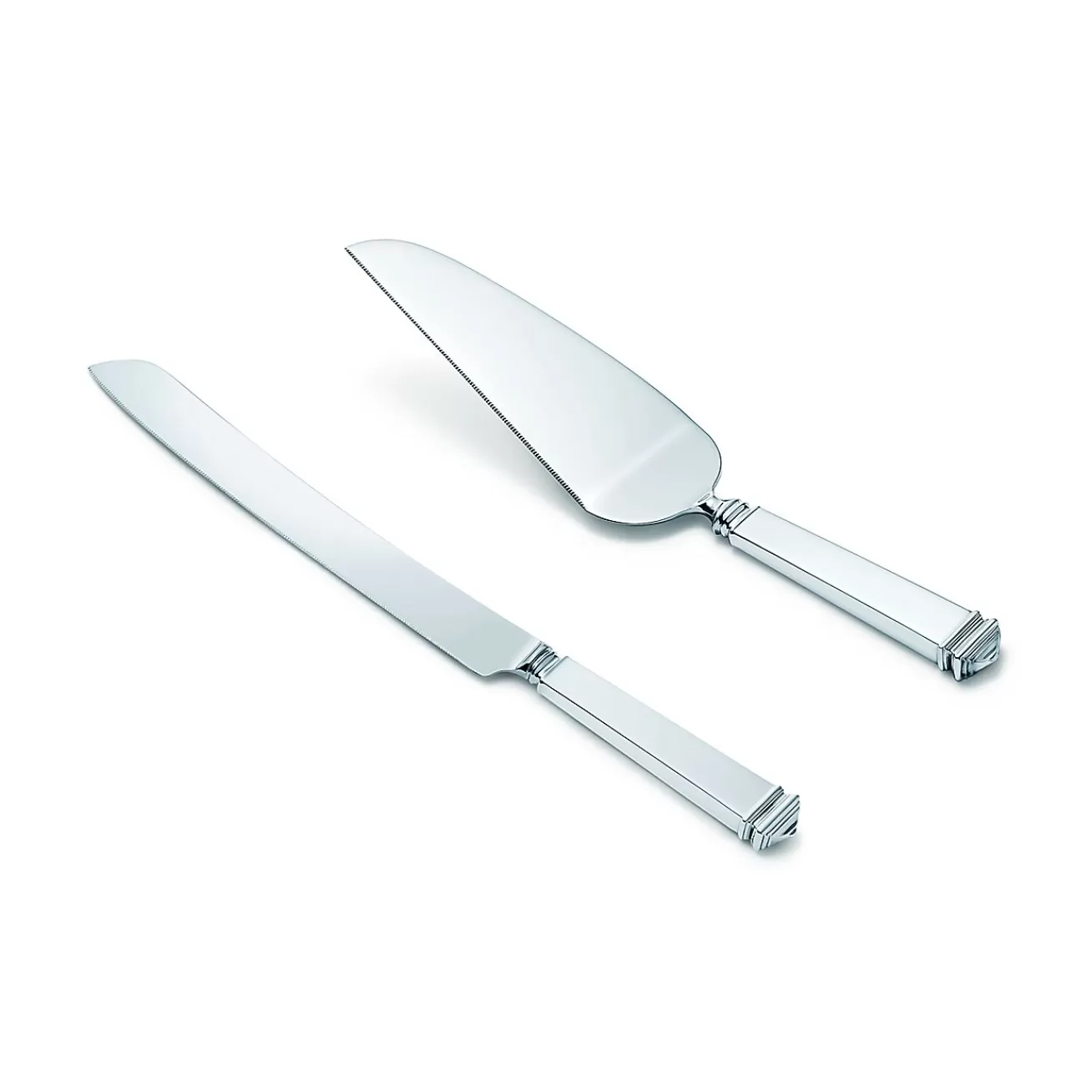 Tiffany & Co. Hampton cake knife and server in sterling silver. | ^ Business Gifts | Tableware