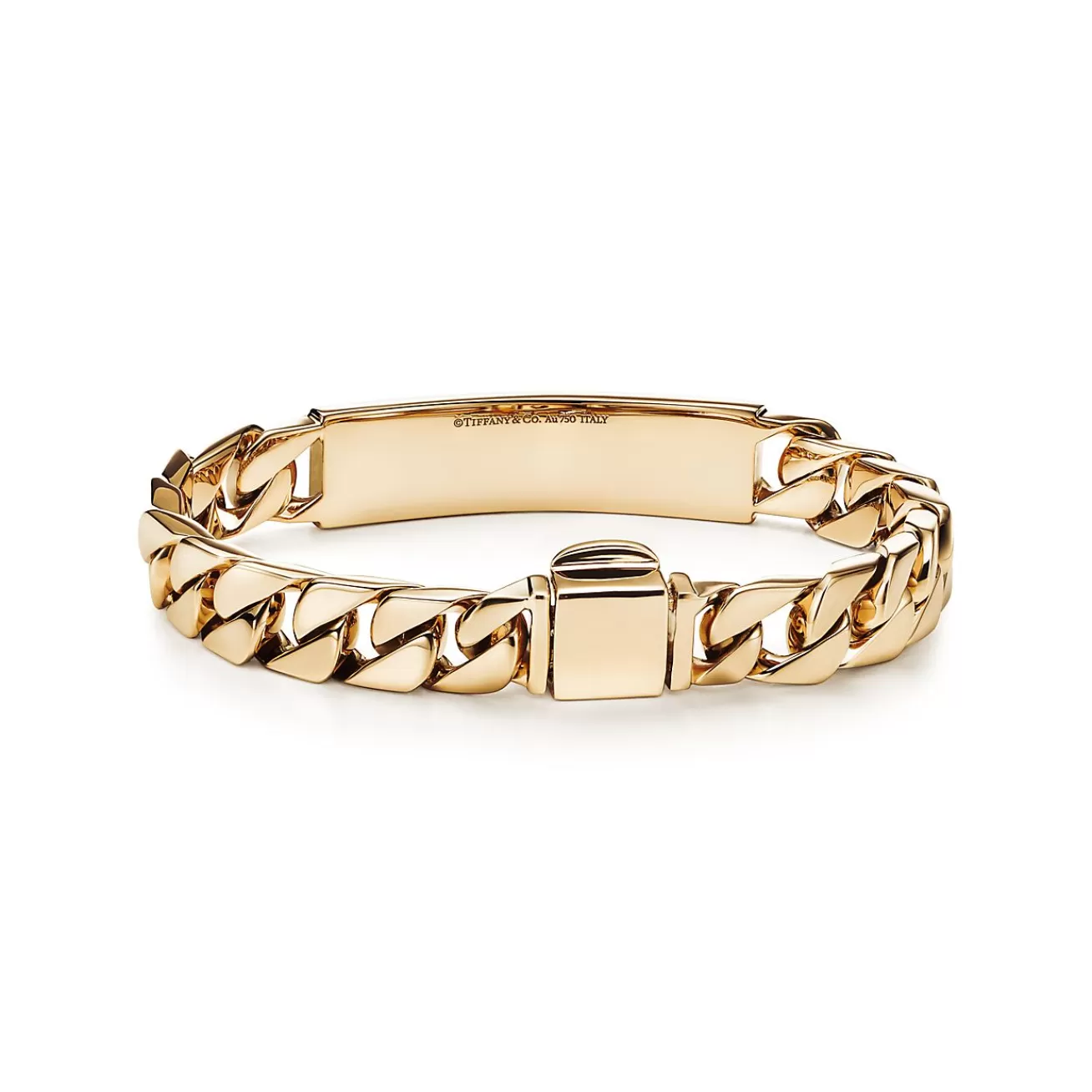 Tiffany & Co. ID bracelet in 18k gold, medium. | ^ Bracelets | Gold Jewelry