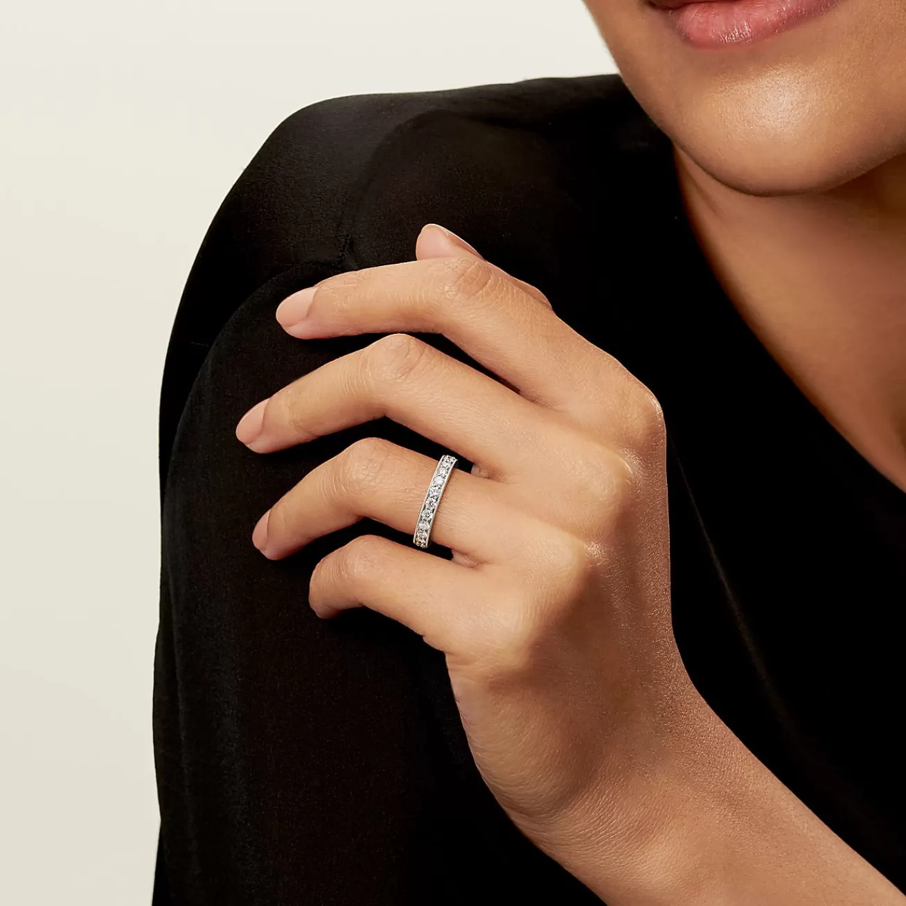 Tiffany & Co. Legacy Diamond and Platinum Band Ring | ^Women Rings | Platinum Jewelry