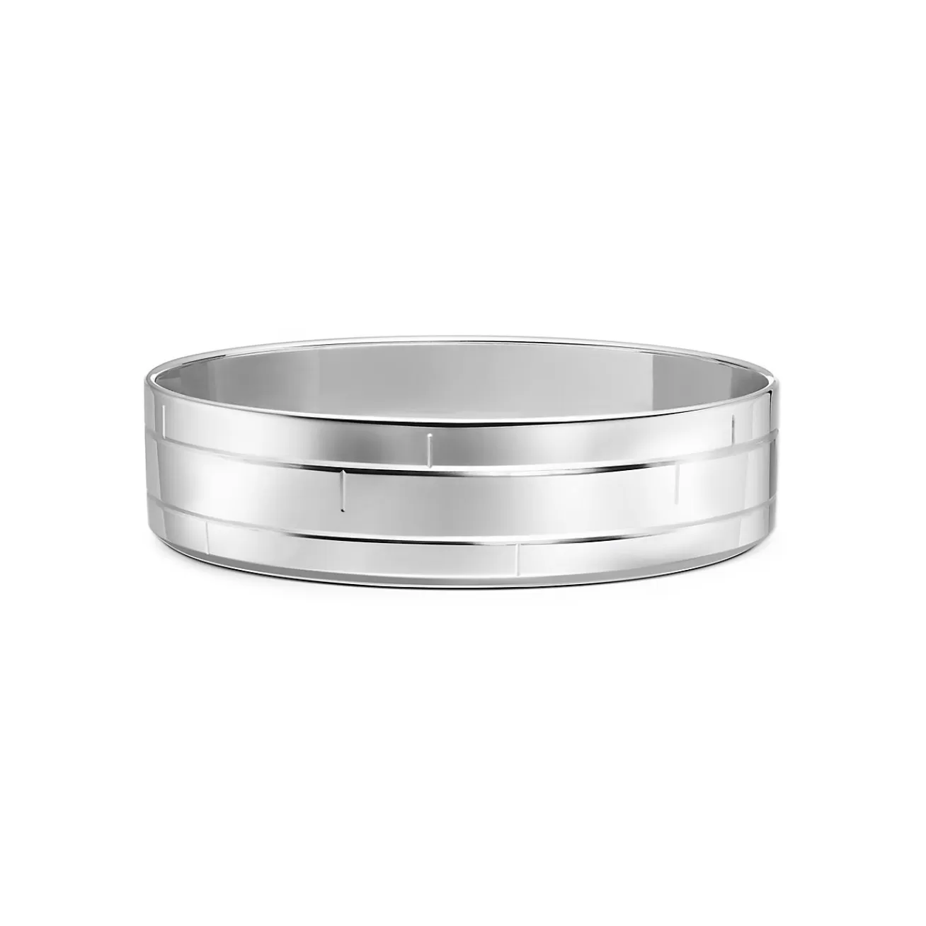 Tiffany & Co. Modern Bamboo Bowl in Sterling Silver | ^ Tableware