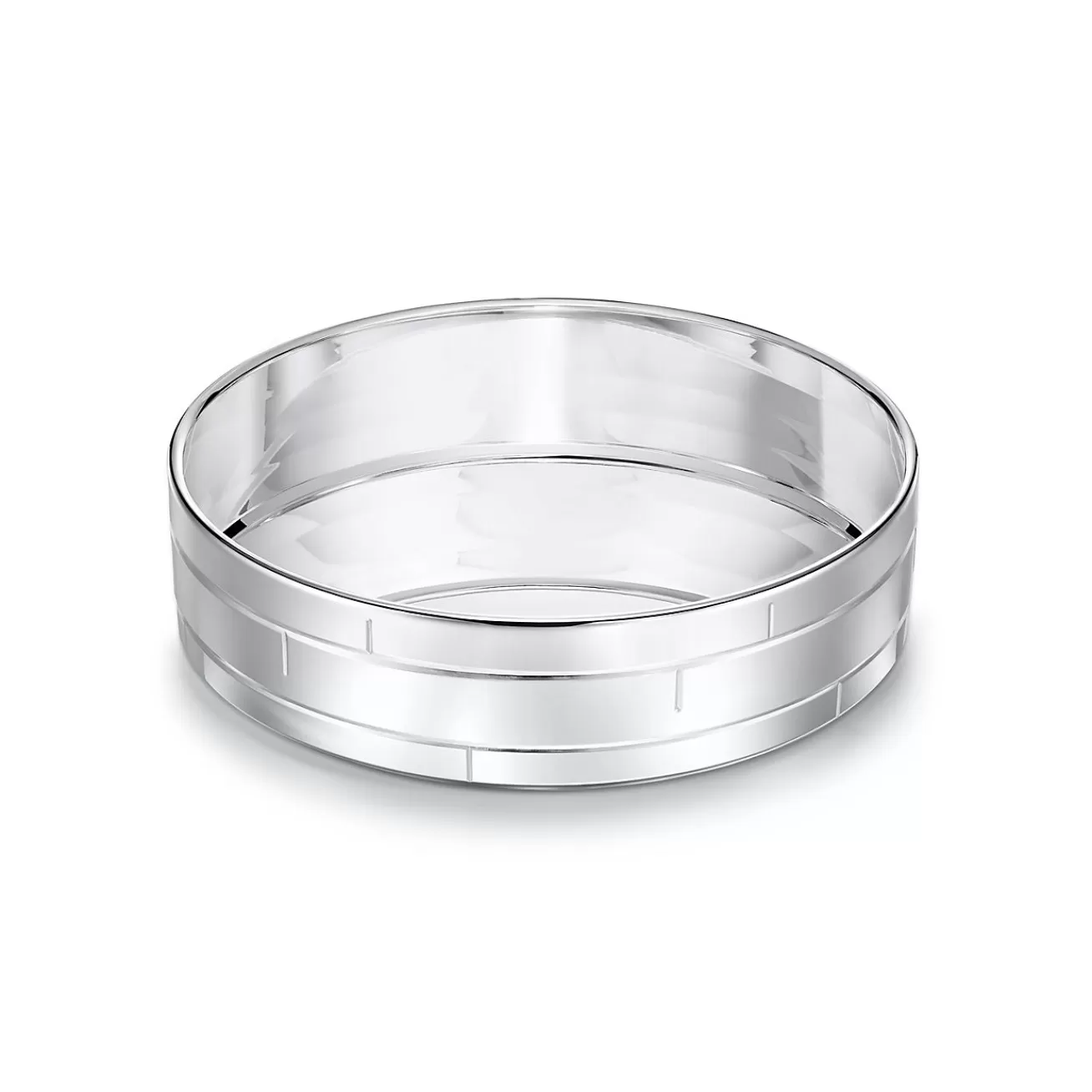 Tiffany & Co. Modern Bamboo Bowl in Sterling Silver | ^ Tableware