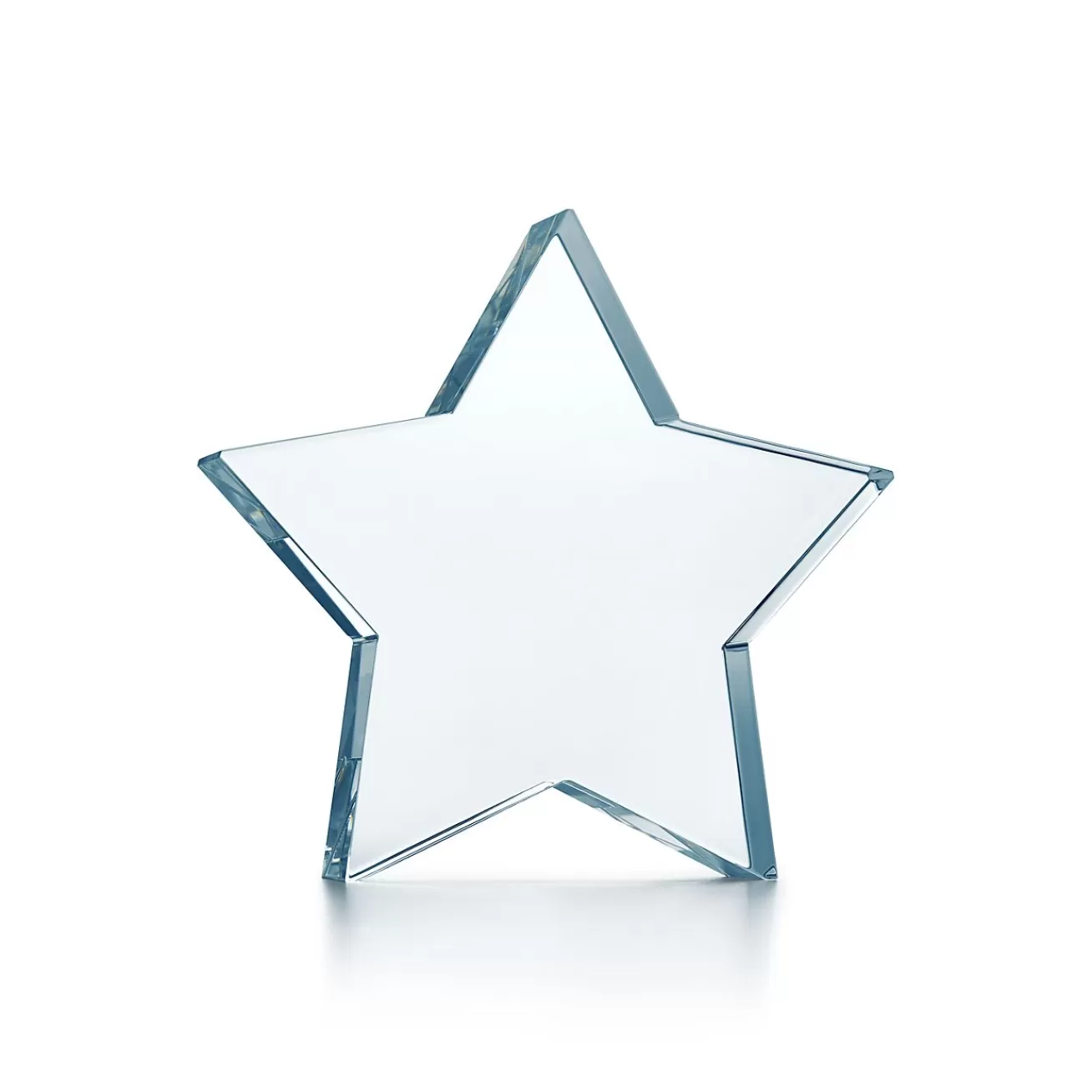 Tiffany & Co. Optic Crystal Glass Standing Star Award | ^ Business Gifts