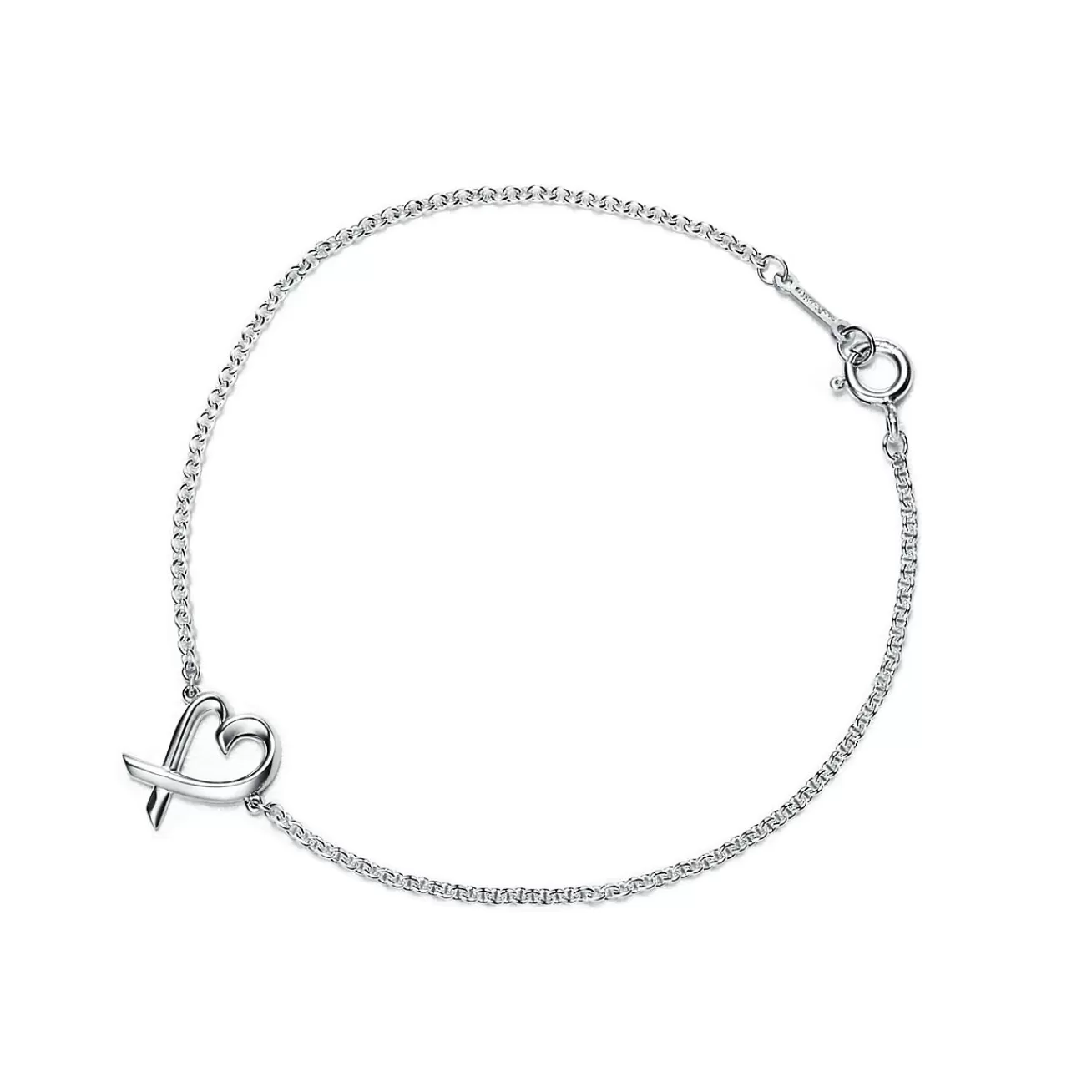Tiffany & Co. Paloma Picasso® Loving Heart bracelet in sterling silver, medium. | ^ Bracelets | Sterling Silver Jewelry