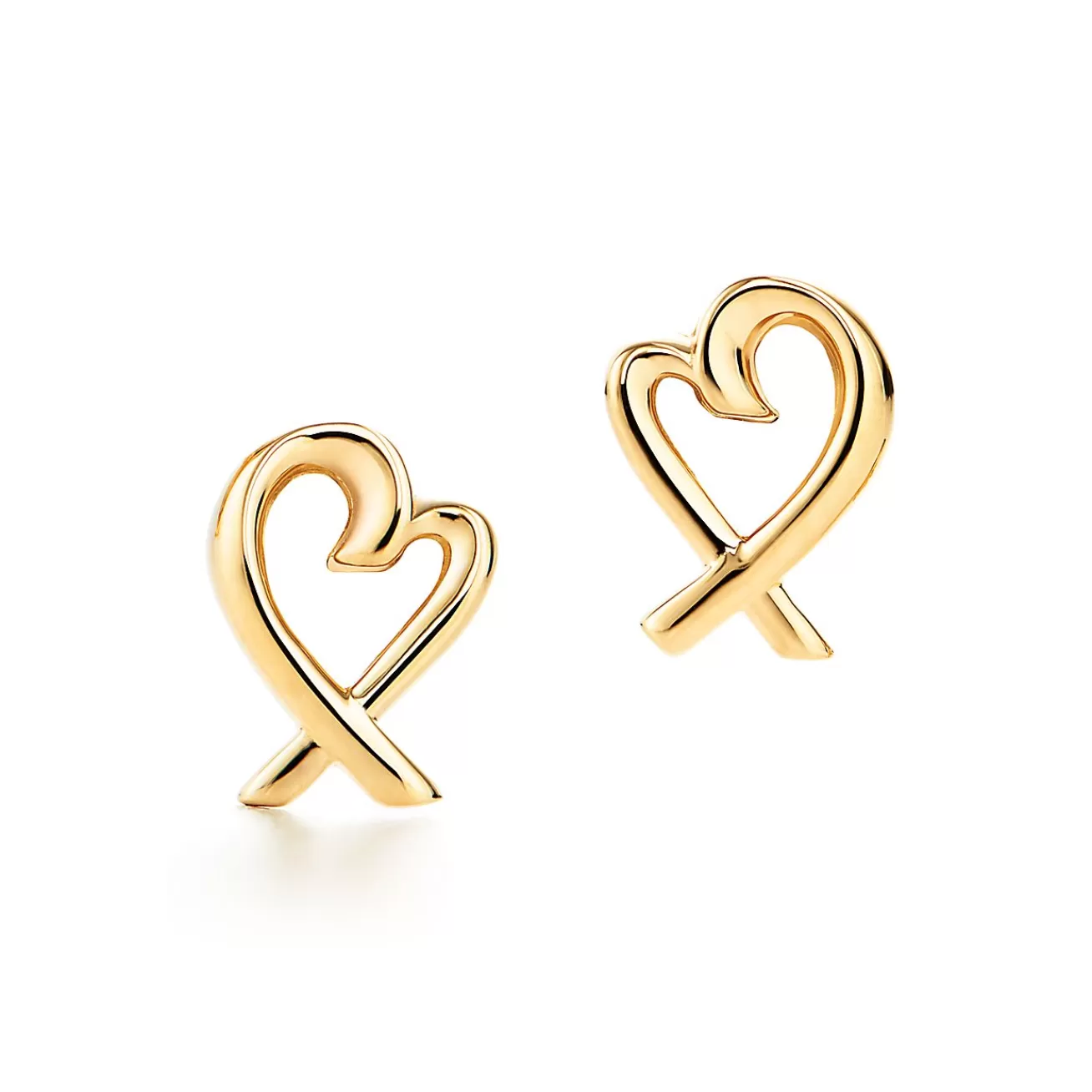 Tiffany & Co. Paloma Picasso® Loving Heart earrings in 18k gold. | ^ Earrings | Gifts for Her