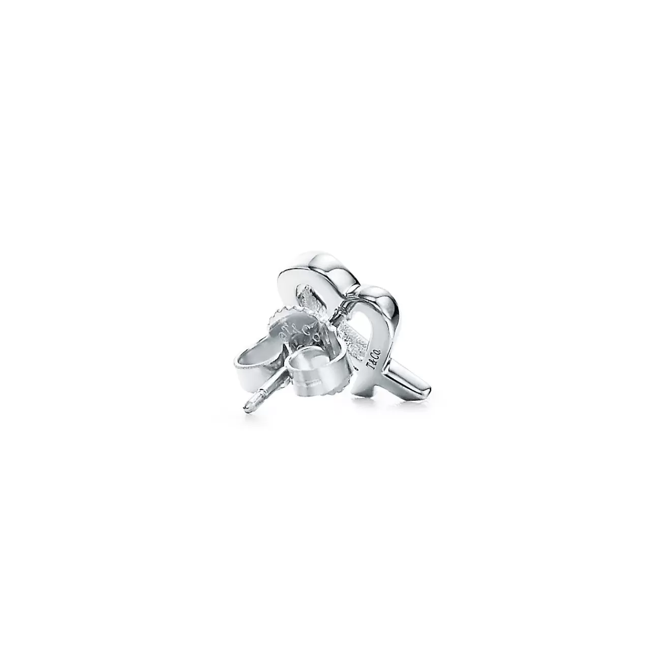 Tiffany & Co. Paloma Picasso® Loving Heart earrings in sterling silver. | ^ Earrings | Sterling Silver Jewelry