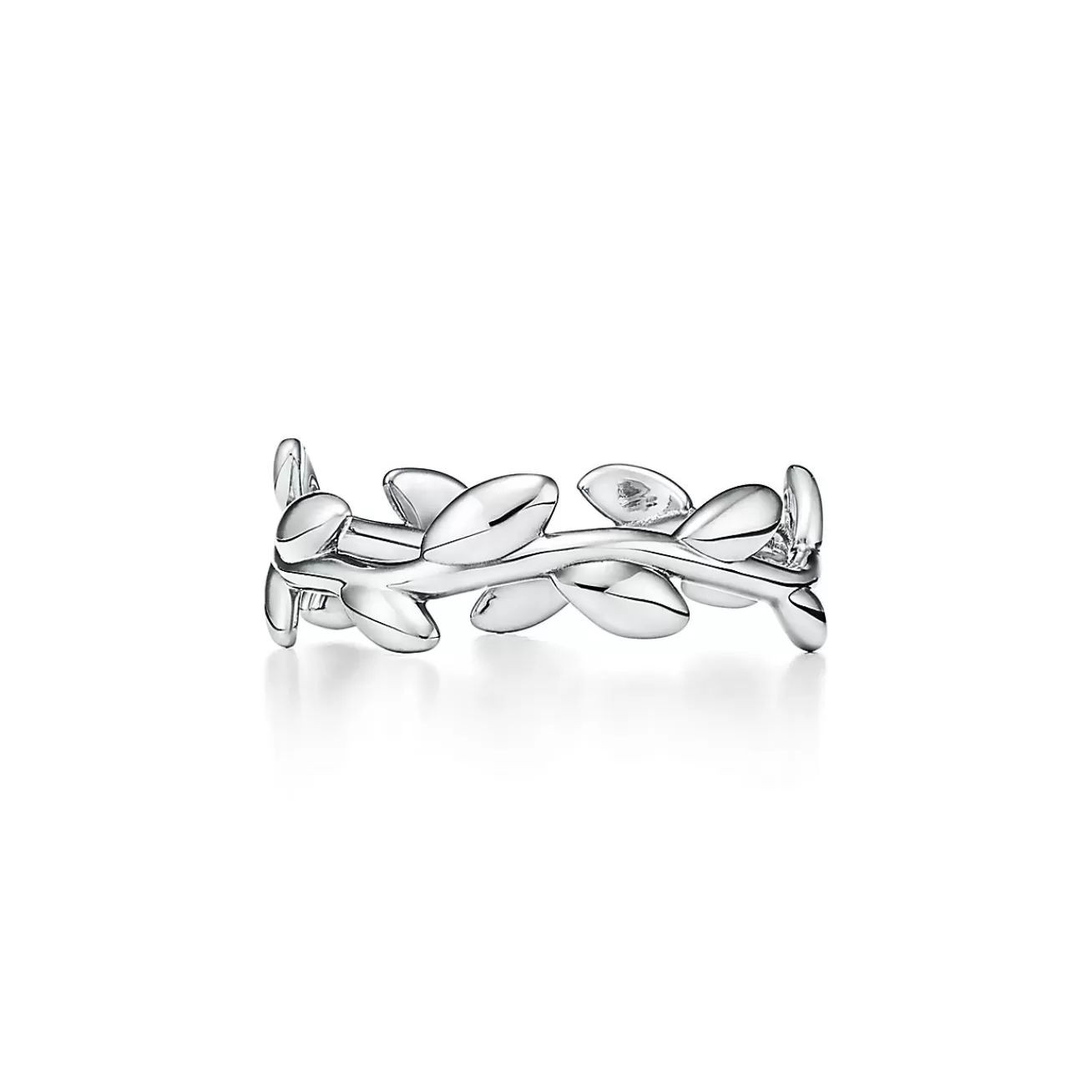 Tiffany & Co. Paloma Picasso® Olive Leaf Band Ring in Silver, Narrow | ^ Rings | Gifts for Her