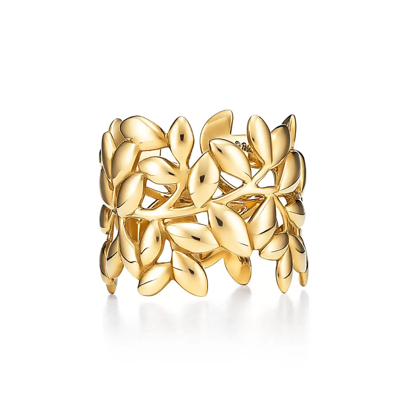 Tiffany & Co. Paloma Picasso® Olive Leaf Band Ring in Yellow Gold | ^ Rings | Gold Jewelry