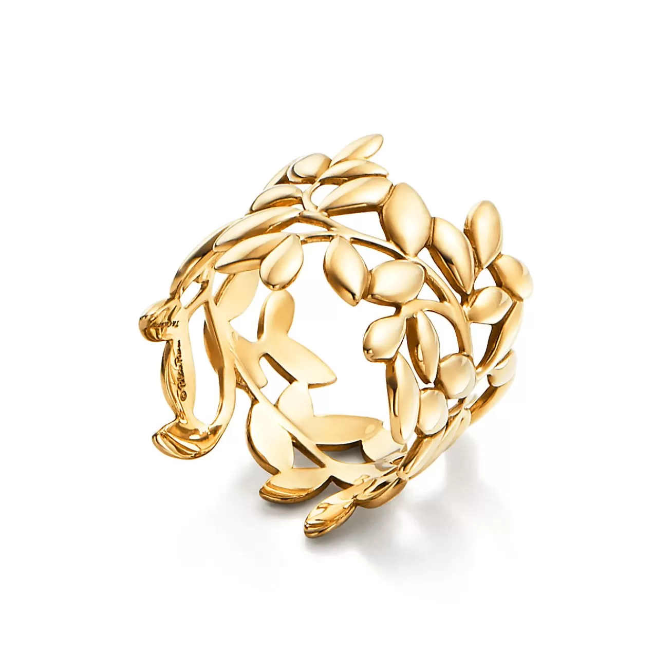Tiffany & Co. Paloma Picasso® Olive Leaf Band Ring in Yellow Gold | ^ Rings | Gold Jewelry