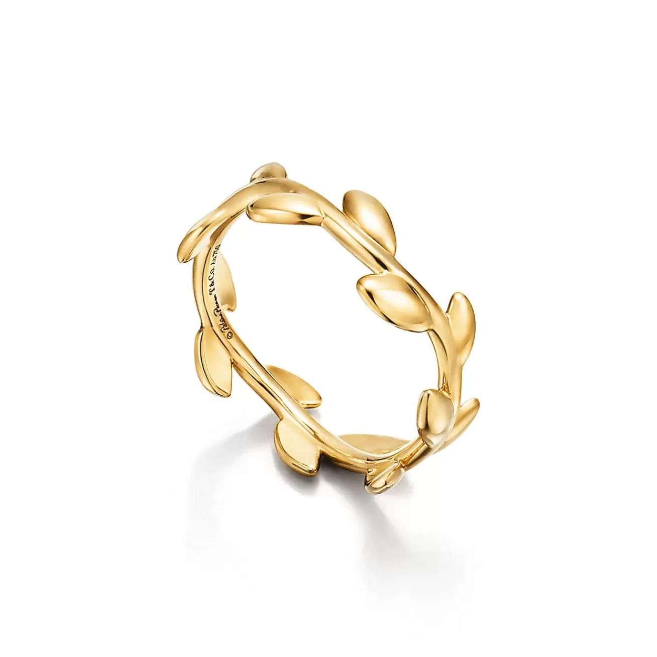 Tiffany & Co. Paloma Picasso® Olive Leaf Band Ring in Yellow Gold, Narrow | ^ Rings | Gifts for Her