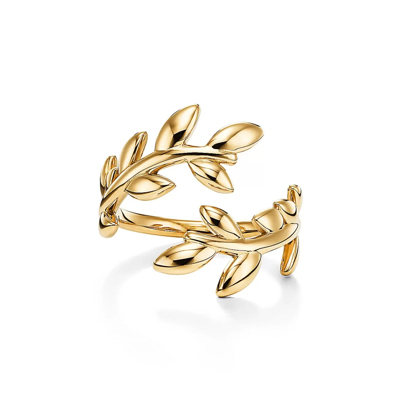 Tiffany & Co. Paloma Picasso® Olive Leaf Bypass Ring in Yellow Gold | ^ Rings | Gifts for Her