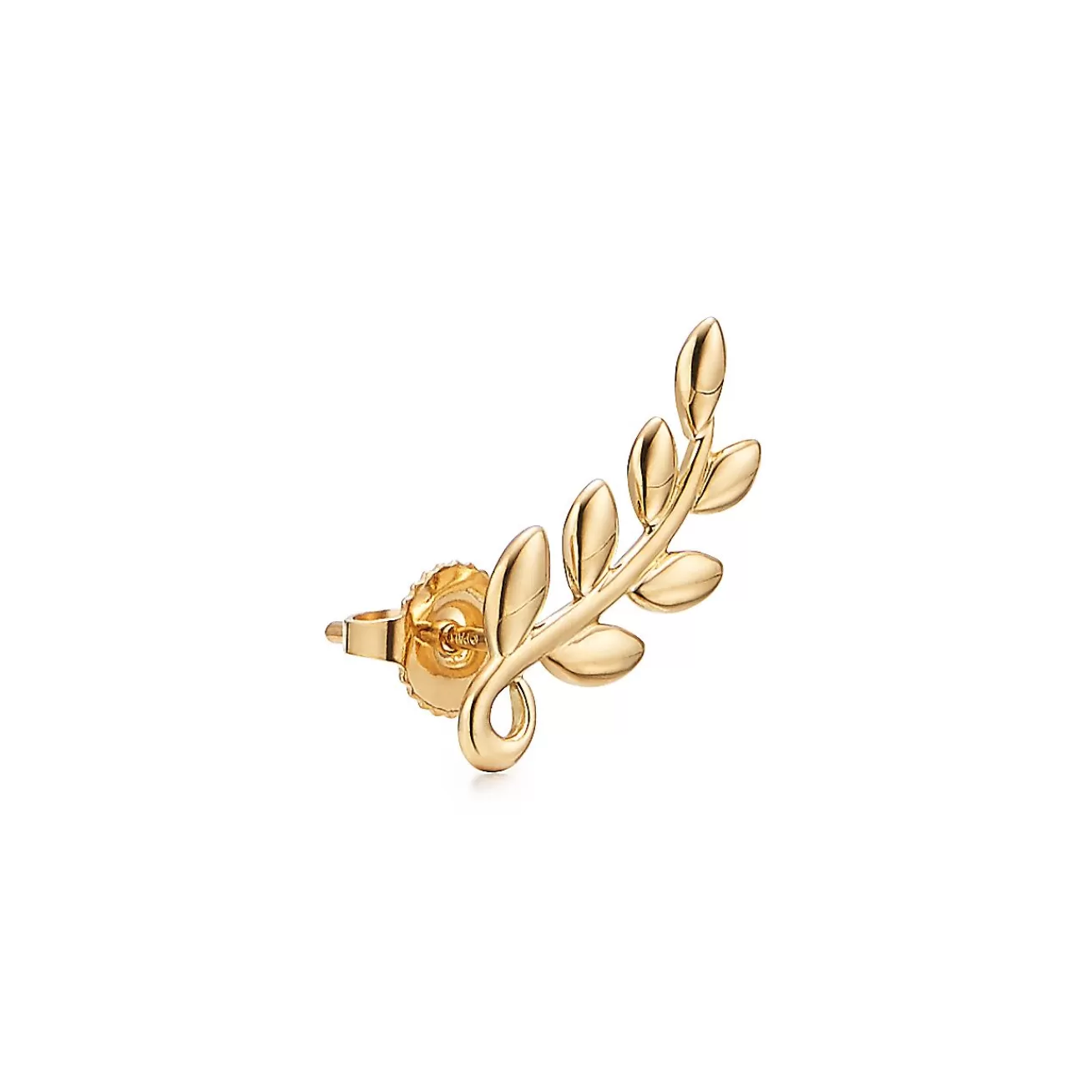 Tiffany & Co. Paloma Picasso® Olive Leaf climber earrings in 18k gold. | ^ Earrings | Gifts for Her