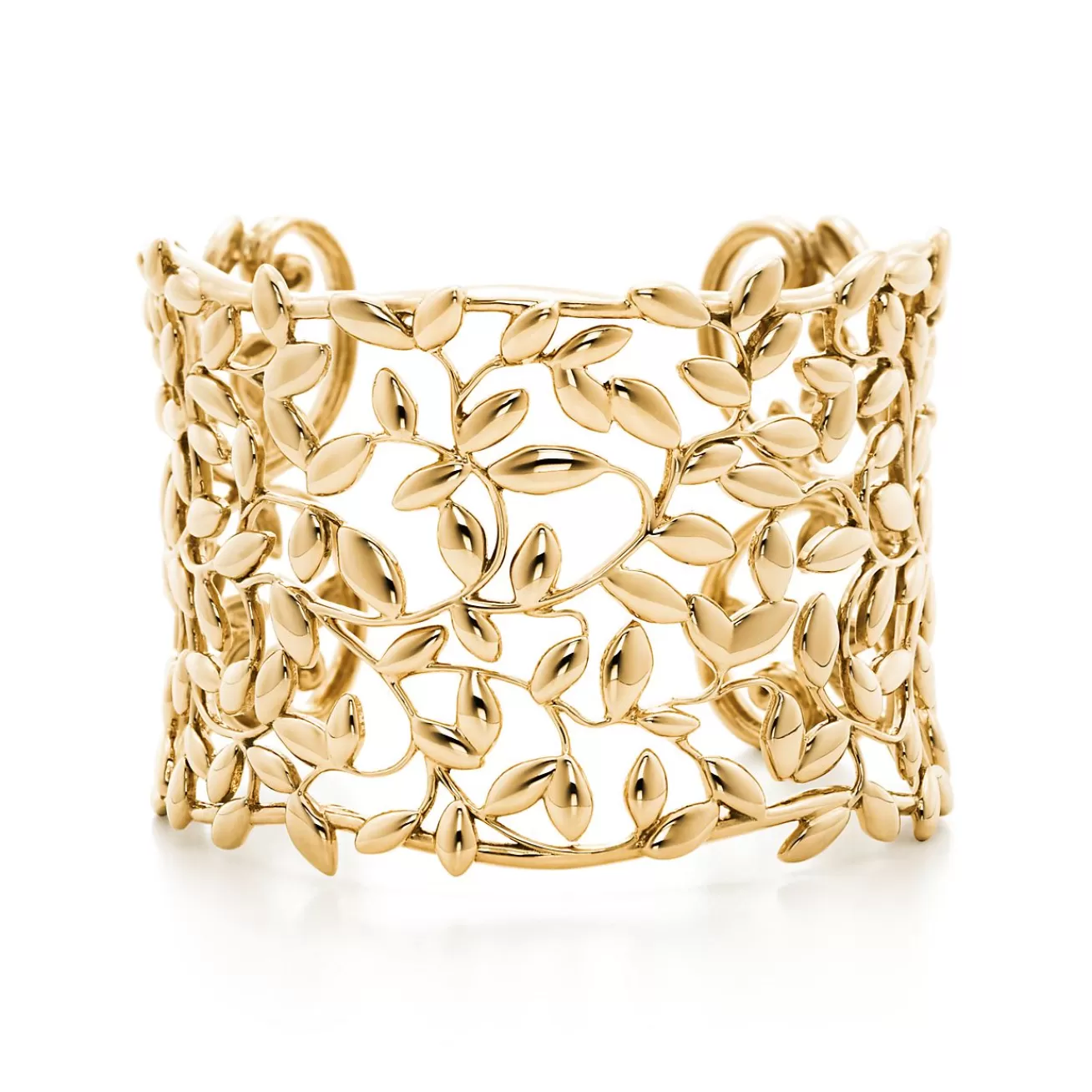 Tiffany & Co. Paloma Picasso® Olive Leaf cuff in 18k gold, medium. | ^ Bracelets | Gold Jewelry