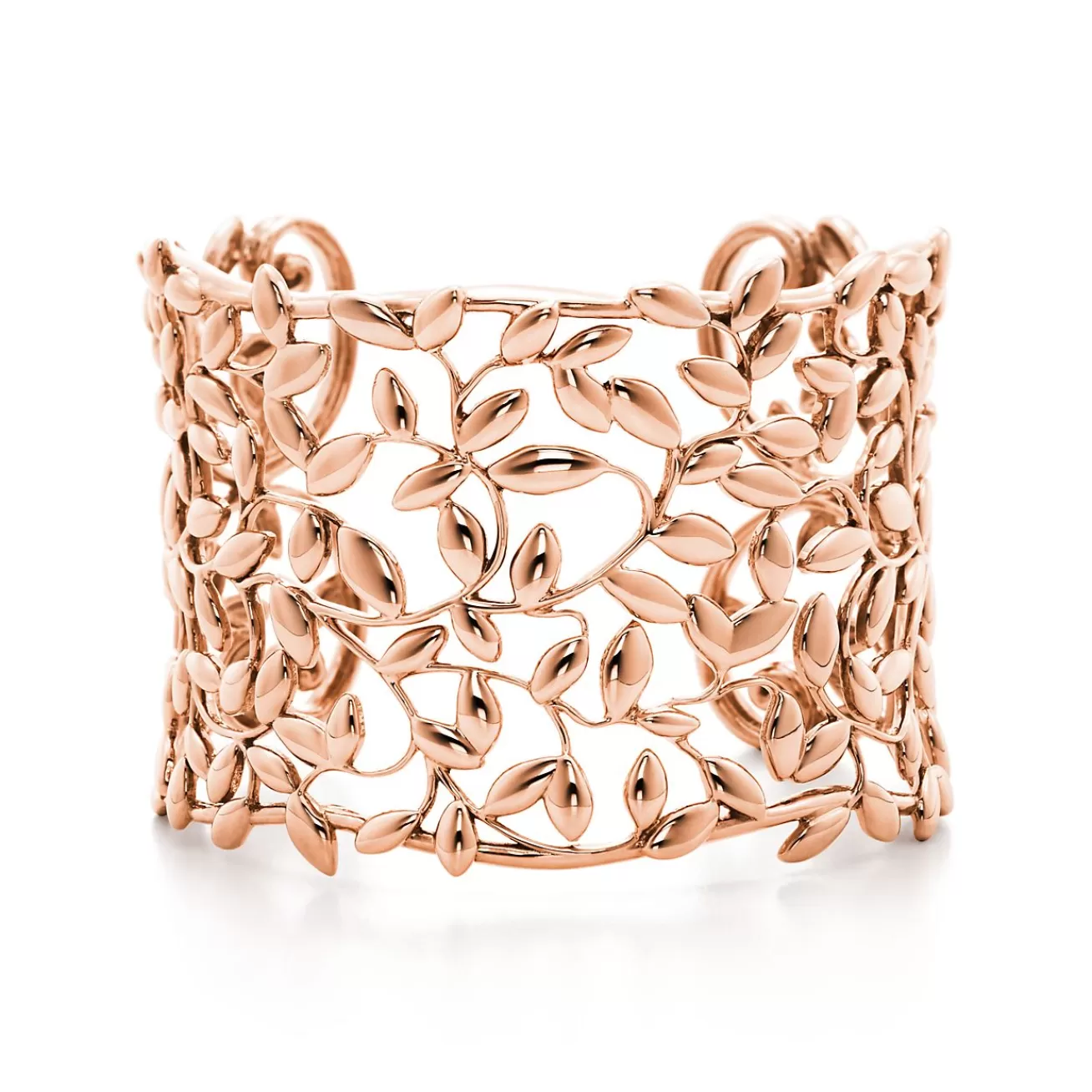 Tiffany & Co. Paloma Picasso® Olive Leaf cuff in 18k rose gold, medium. | ^ Bracelets | Rose Gold Jewelry