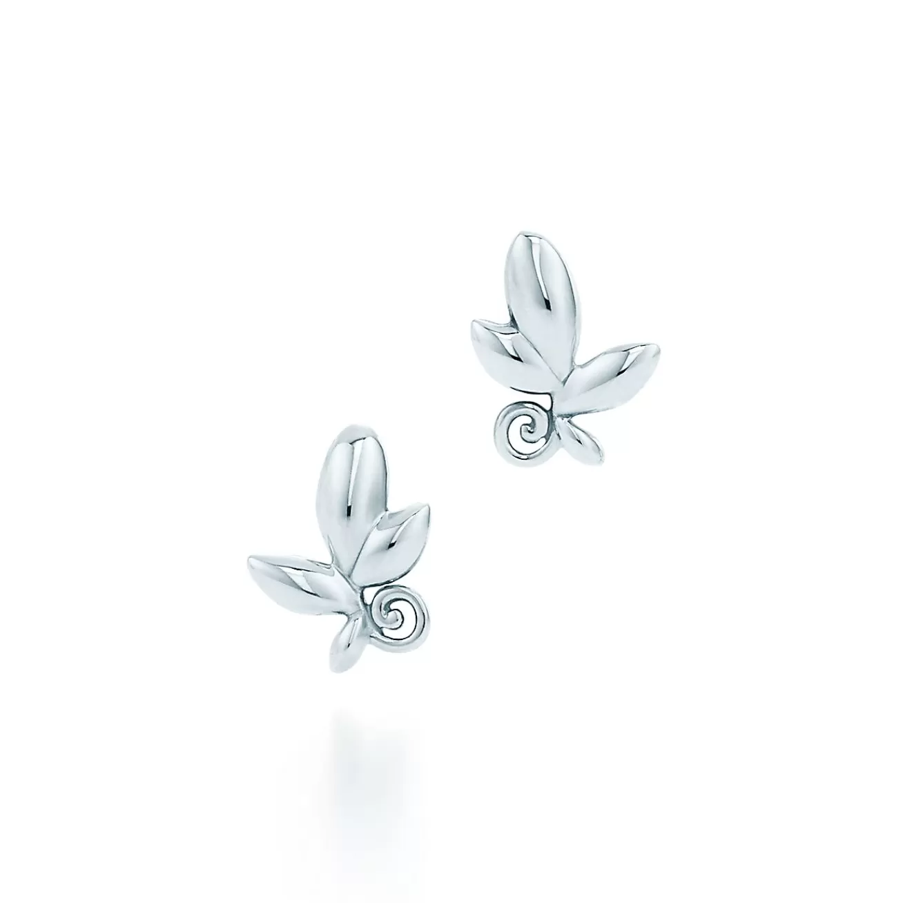 Tiffany & Co. Paloma Picasso® Olive Leaf earrings in sterling silver. | ^ Earrings | Sterling Silver Jewelry