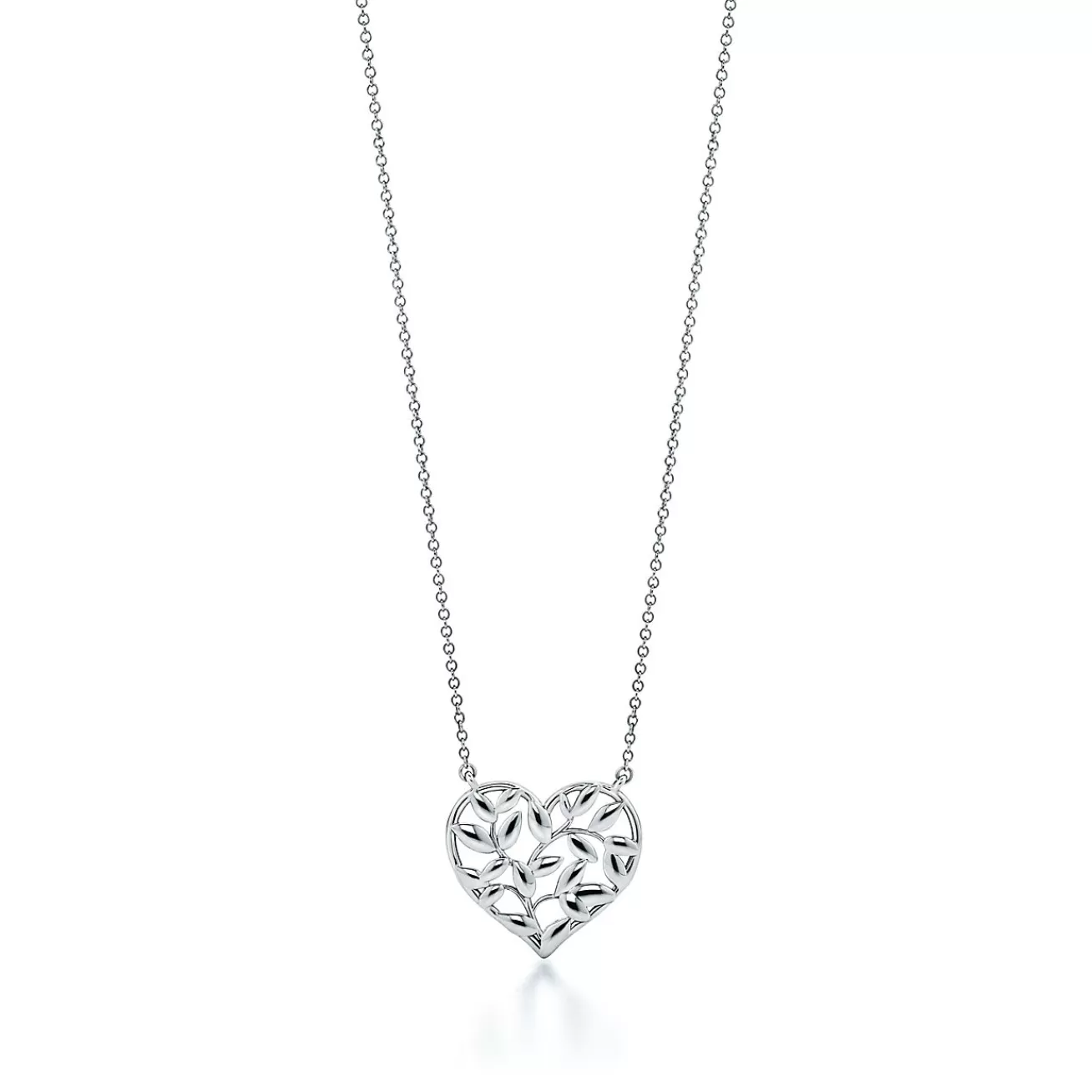 Tiffany & Co. Paloma Picasso® Olive Leaf heart pendant in sterling silver. | ^ Necklaces & Pendants | Gifts for Her