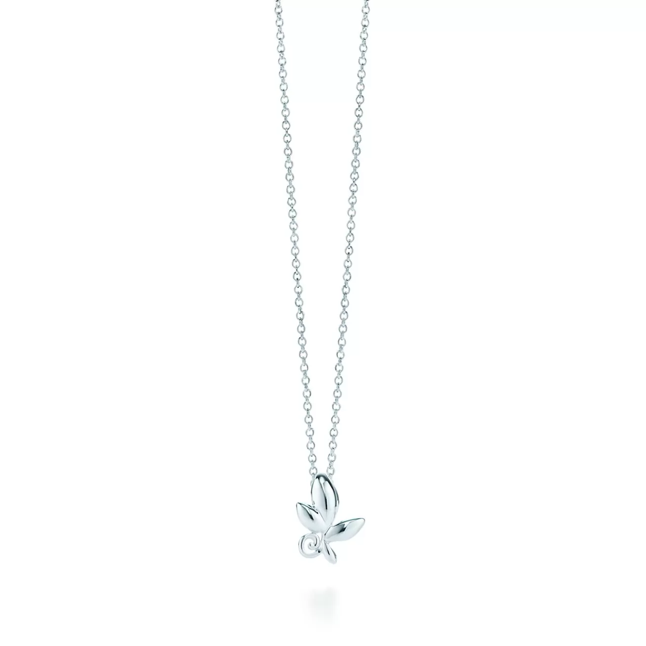 Tiffany & Co. Paloma Picasso® Olive Leaf pendant in sterling silver, mini. | ^ Necklaces & Pendants | Sterling Silver Jewelry