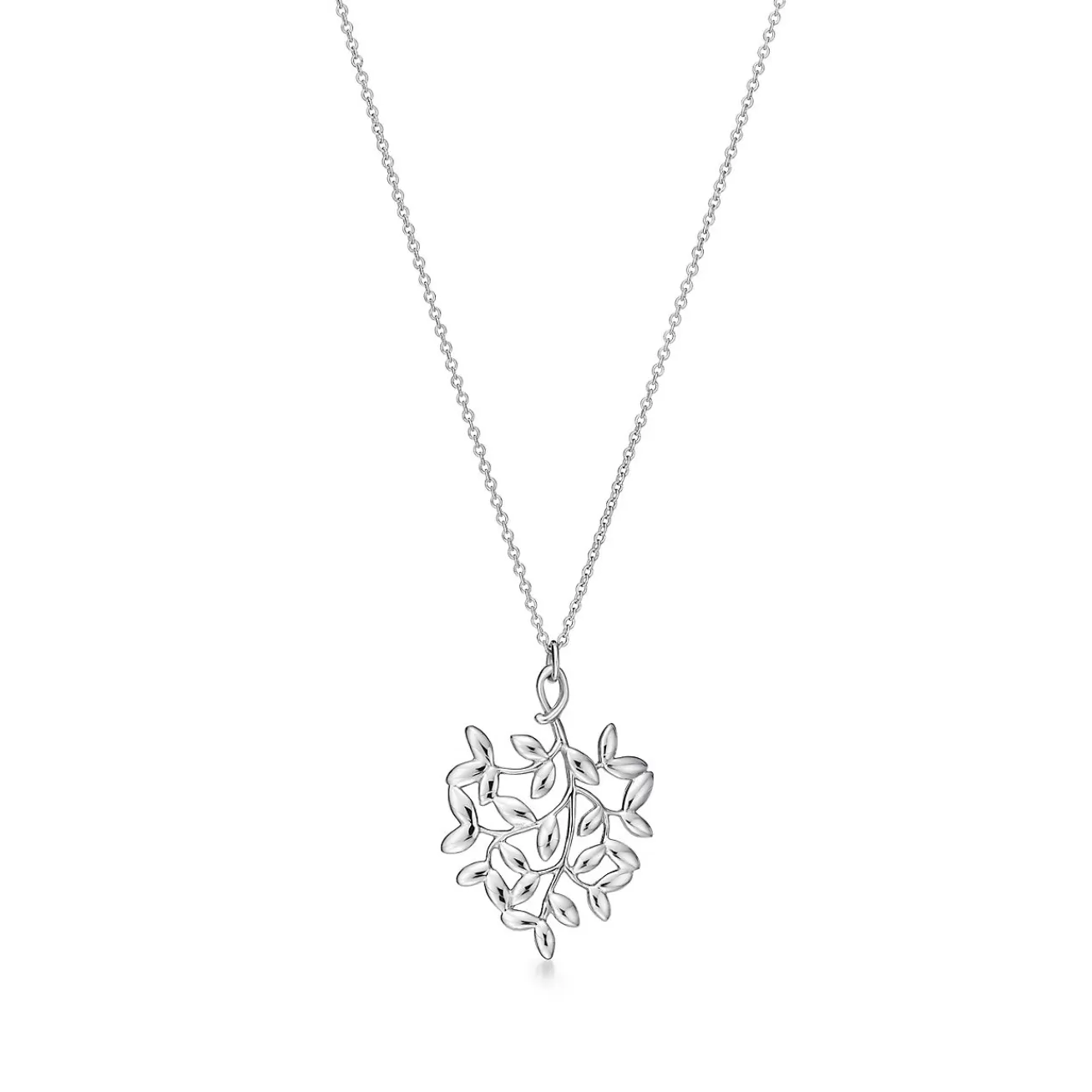 Tiffany & Co. Paloma Picasso® Olive Leaf pendant in sterling silver, small. | ^ Necklaces & Pendants | Gifts for Her
