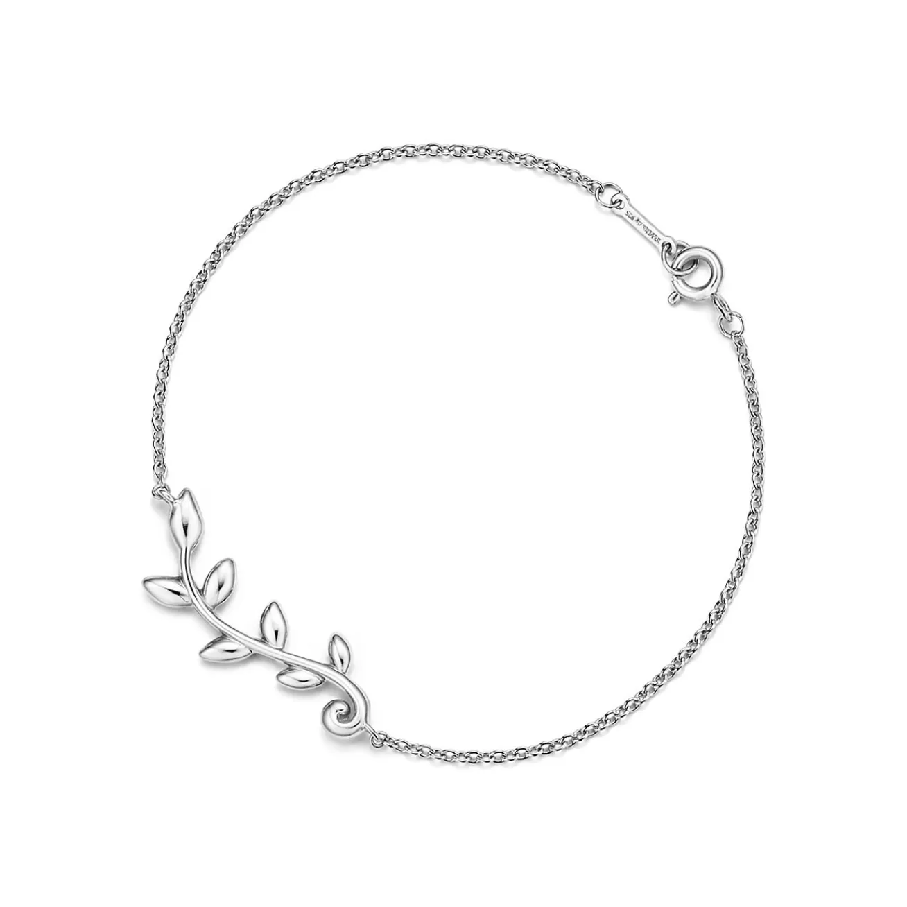 Tiffany & Co. Paloma Picasso® Olive Leaf vine bracelet in sterling silver, medium. | ^ Bracelets | Sterling Silver Jewelry