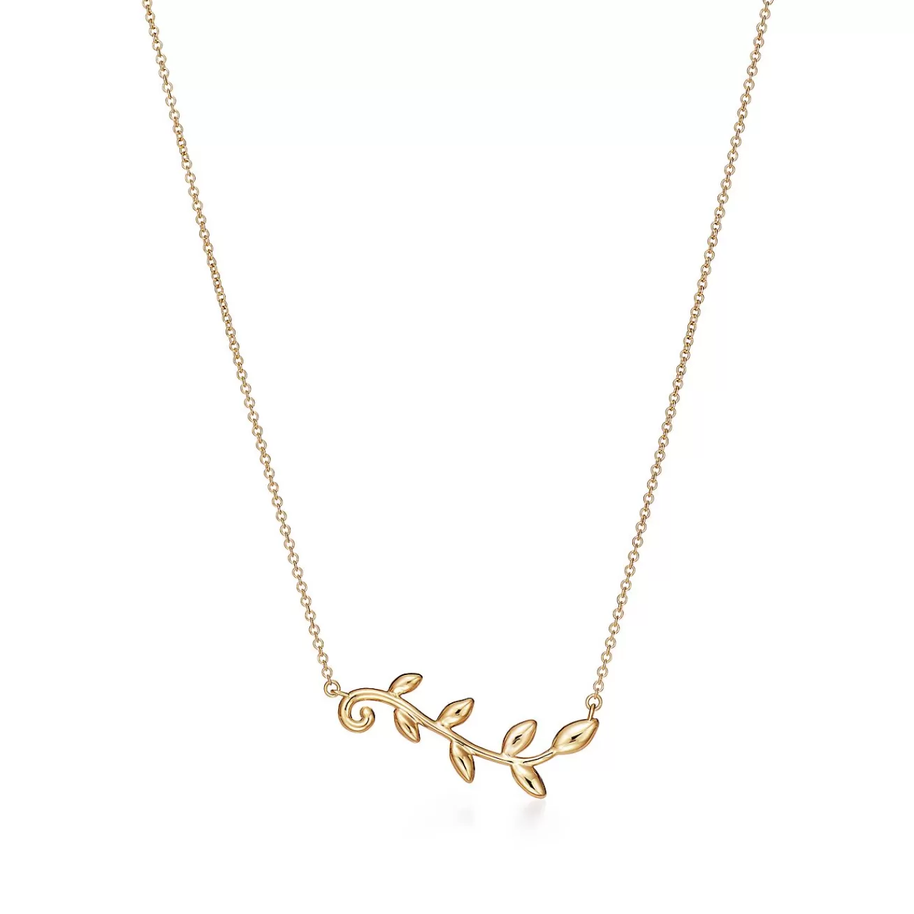 Tiffany & Co. Paloma Picasso® Olive Leaf vine pendant in 18k gold. | ^ Necklaces & Pendants | Gifts for Her
