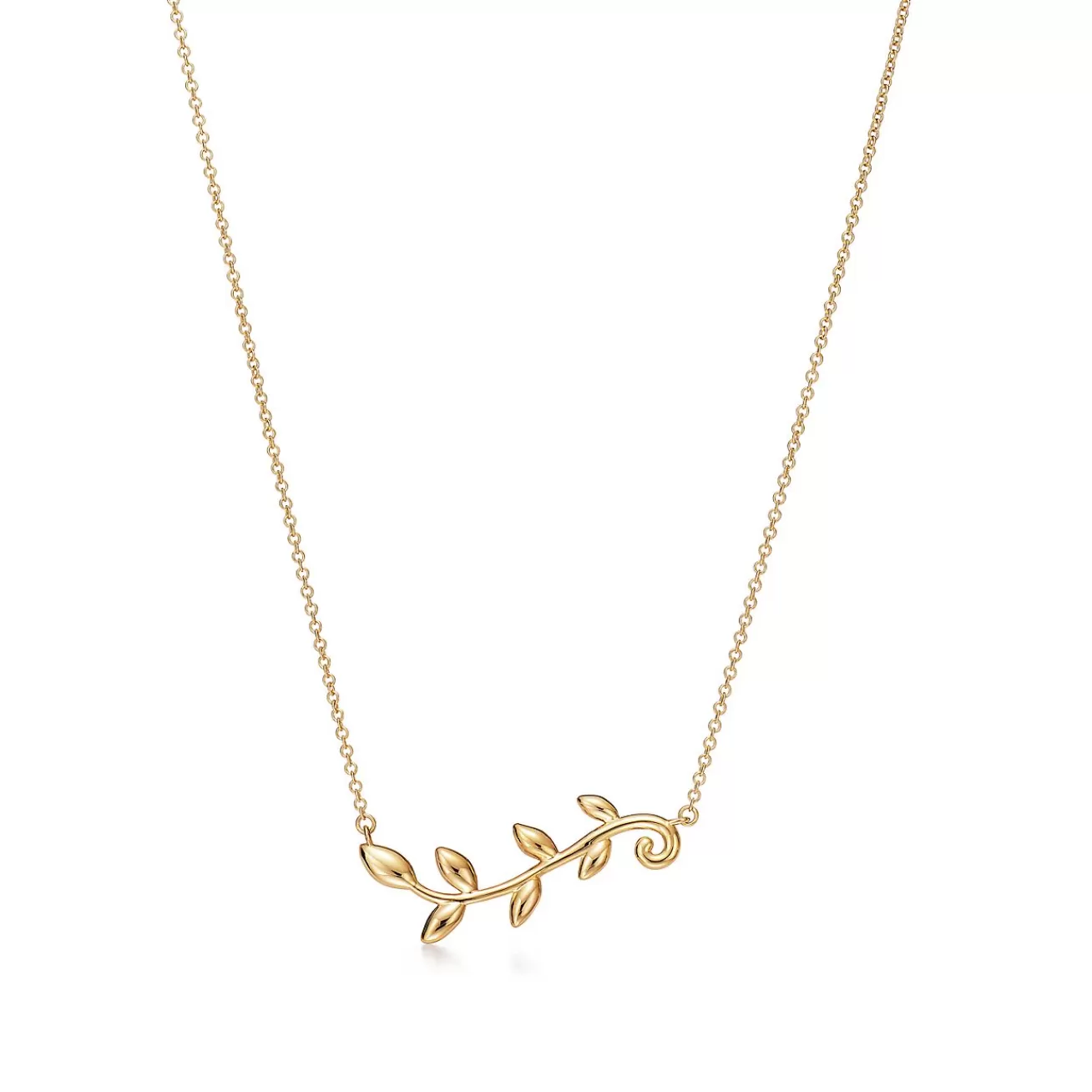 Tiffany & Co. Paloma Picasso® Olive Leaf vine pendant in 18k gold. | ^ Necklaces & Pendants | Gifts for Her