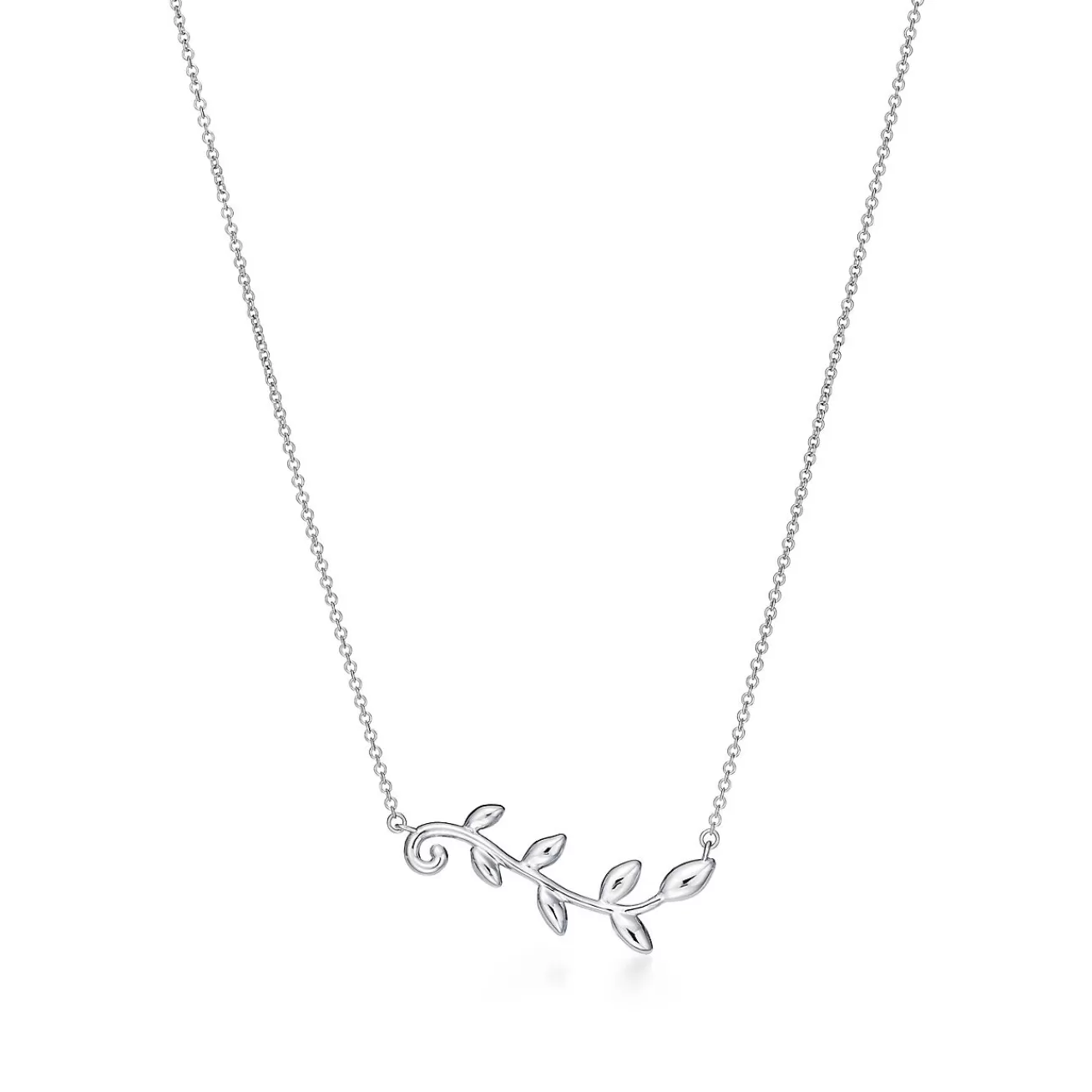 Tiffany & Co. Paloma Picasso® Olive Leaf vine pendant in sterling silver. | ^ Necklaces & Pendants | Gifts for Her