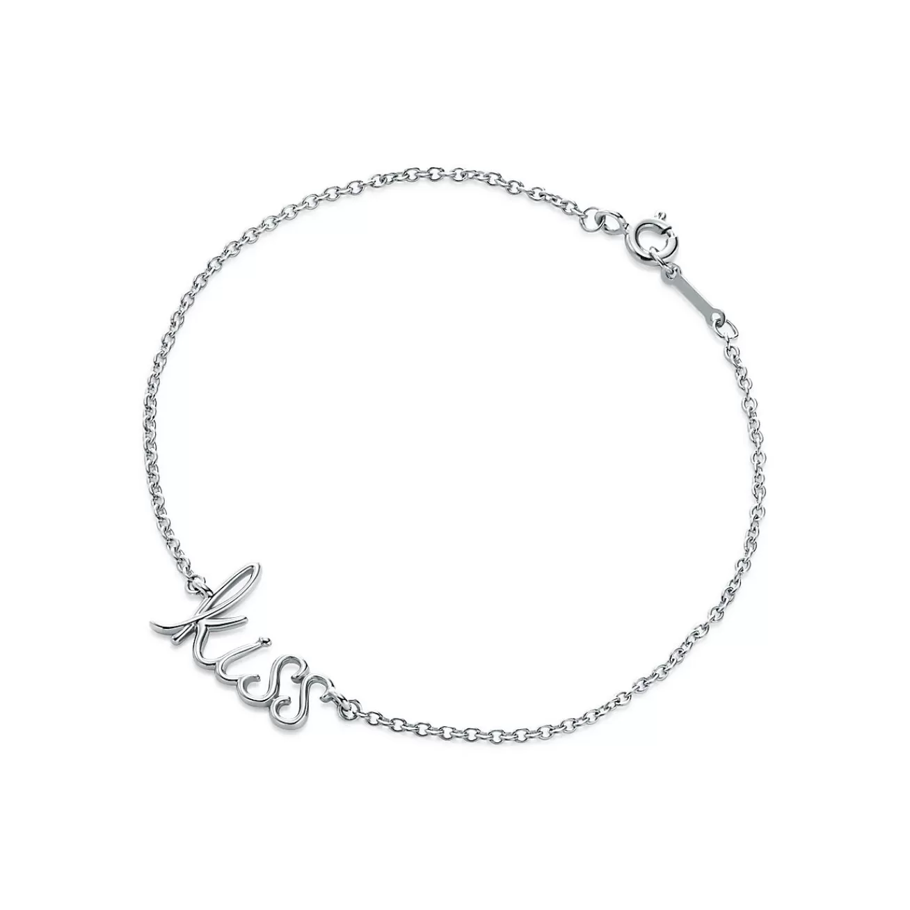 Tiffany & Co. Paloma's Graffiti kiss bracelet in sterling silver, size medium. | ^ Bracelets | Sterling Silver Jewelry